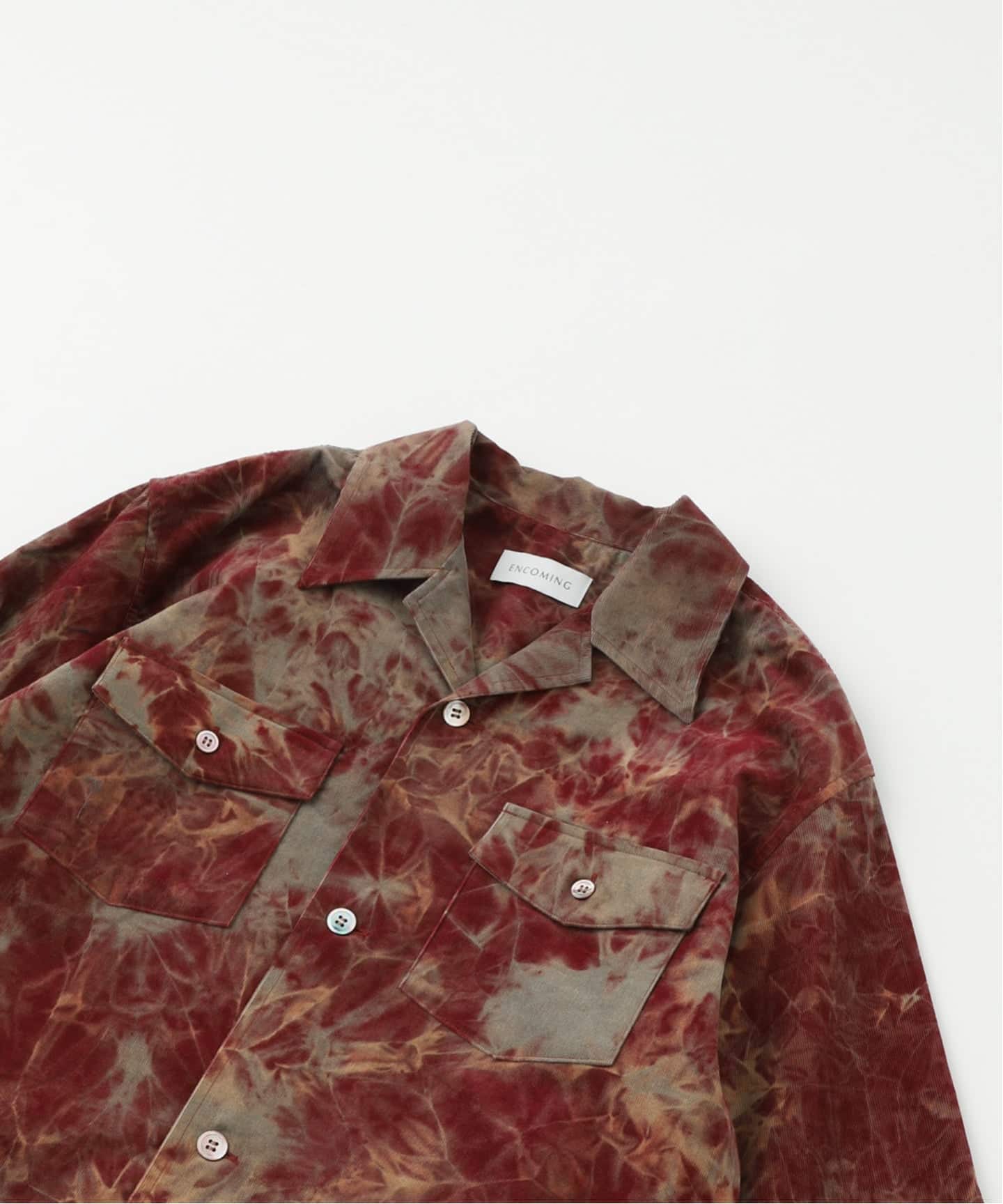 ENCOMING(インカミング) OPEN COLLAR シャツ（シャツ／ブラウス