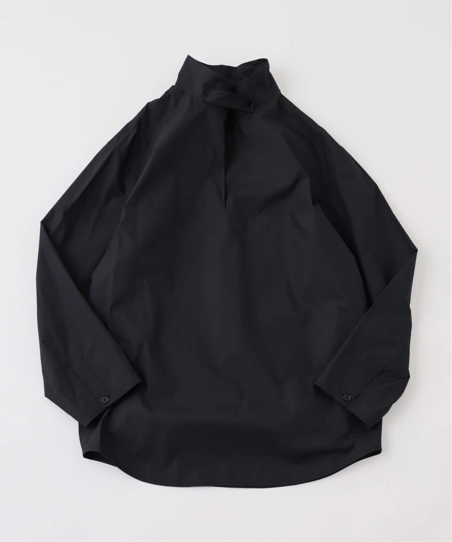 LEMAIRE ルメール ガセットカラーシャツドレス グレー ミディ丈 Women's Asymmetrical shirt dress | LEMAIRE | 24S