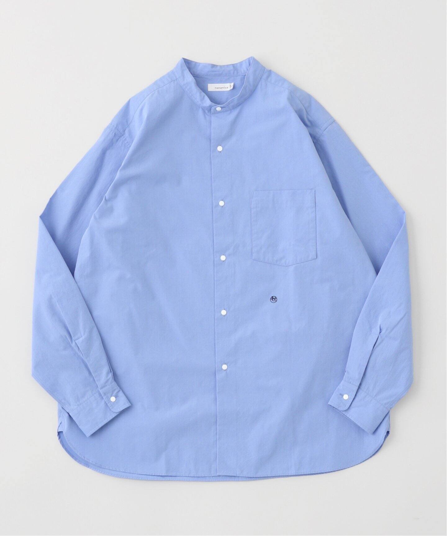 nanamica (ナナミカ) Band Collar Wind Shirt S25SG092（シャツ 
