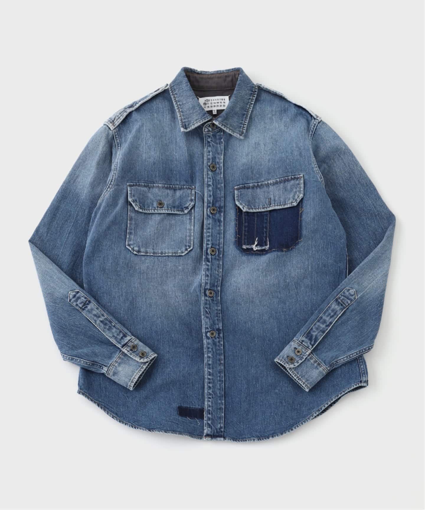MAISON MARGIELA (メゾン マルジェラ) VINTAGE DENIM シャツ（シャツ
