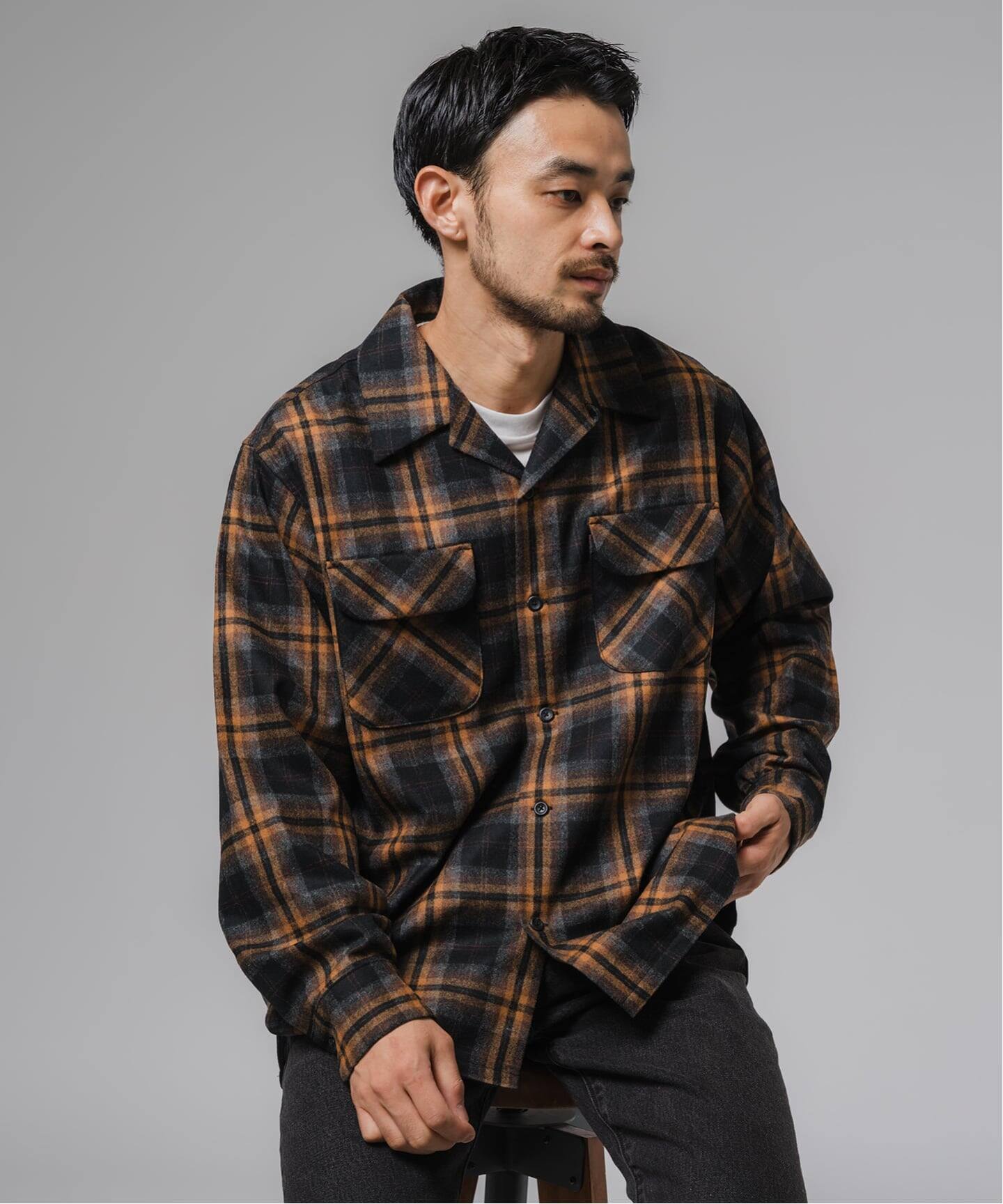 K*N様 【極美品】pendleton ブラック ボードシャツ　M K*N様 【極美品】pendleton ブラック ボードシャツ M オリジナルボード