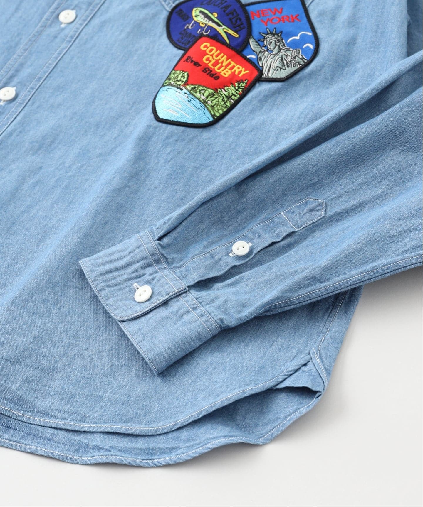 エディフィス（EDIFICE）/WORK OF ART(ワークオブアート) Chambrey シャツ WORK OF ART(ワークオブアート) Chambrey シャツ（シャツ／ブラウス