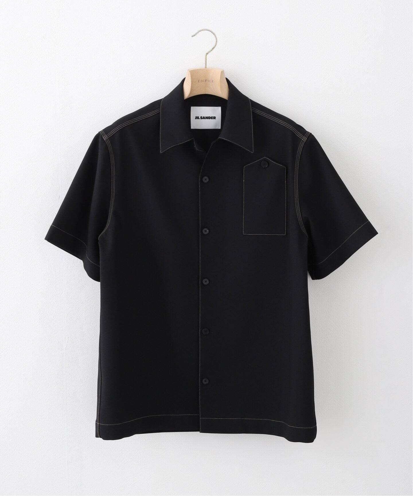 JIL SANDER (ジルサンダー) BOXY FIT ZIP SHIRT J22DL0307J70001  