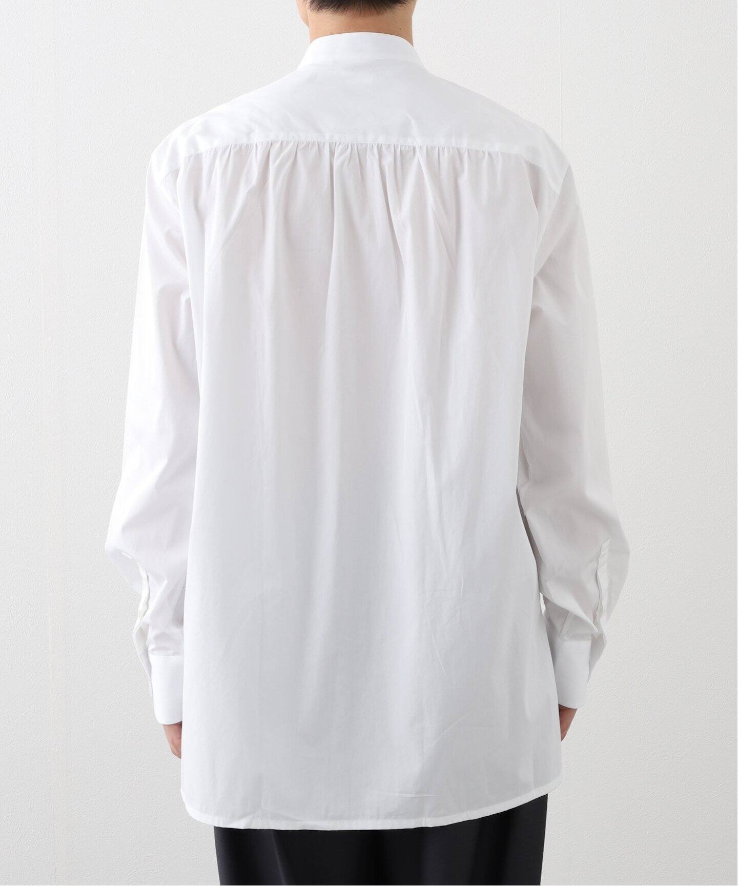 Bourrienne Paris X(ブリエンヌ パリ ディス) Pleated bib Shirt 