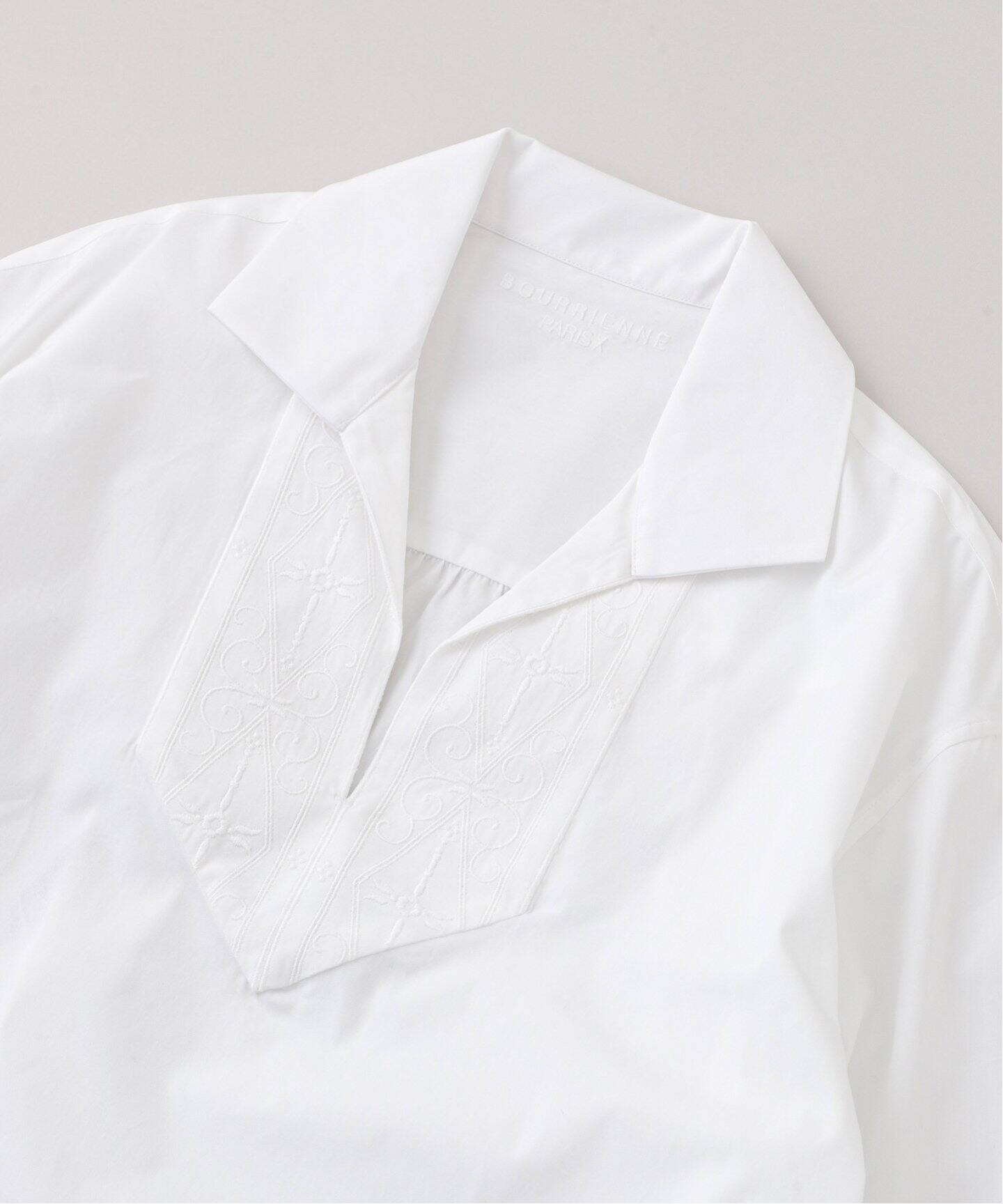 Bourrienne Paris X(ブリエンヌ パリ ディス) Embroidered P/O Shirt 