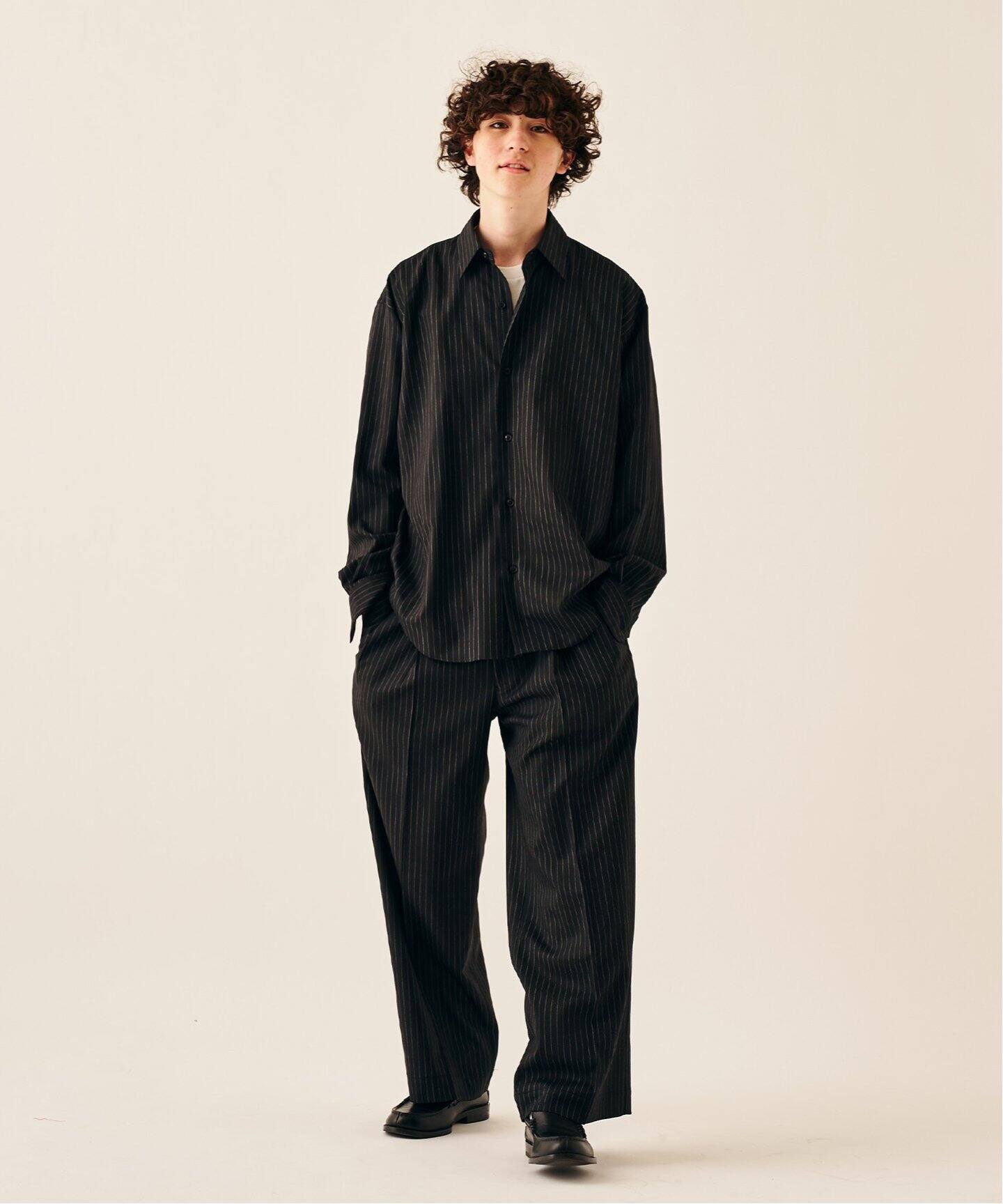 試着のみ　定価2.5万　EDIFICE ウールシャツ COMME des GARCONS SHIRT(コムデギャルソンシャツ) fine wool