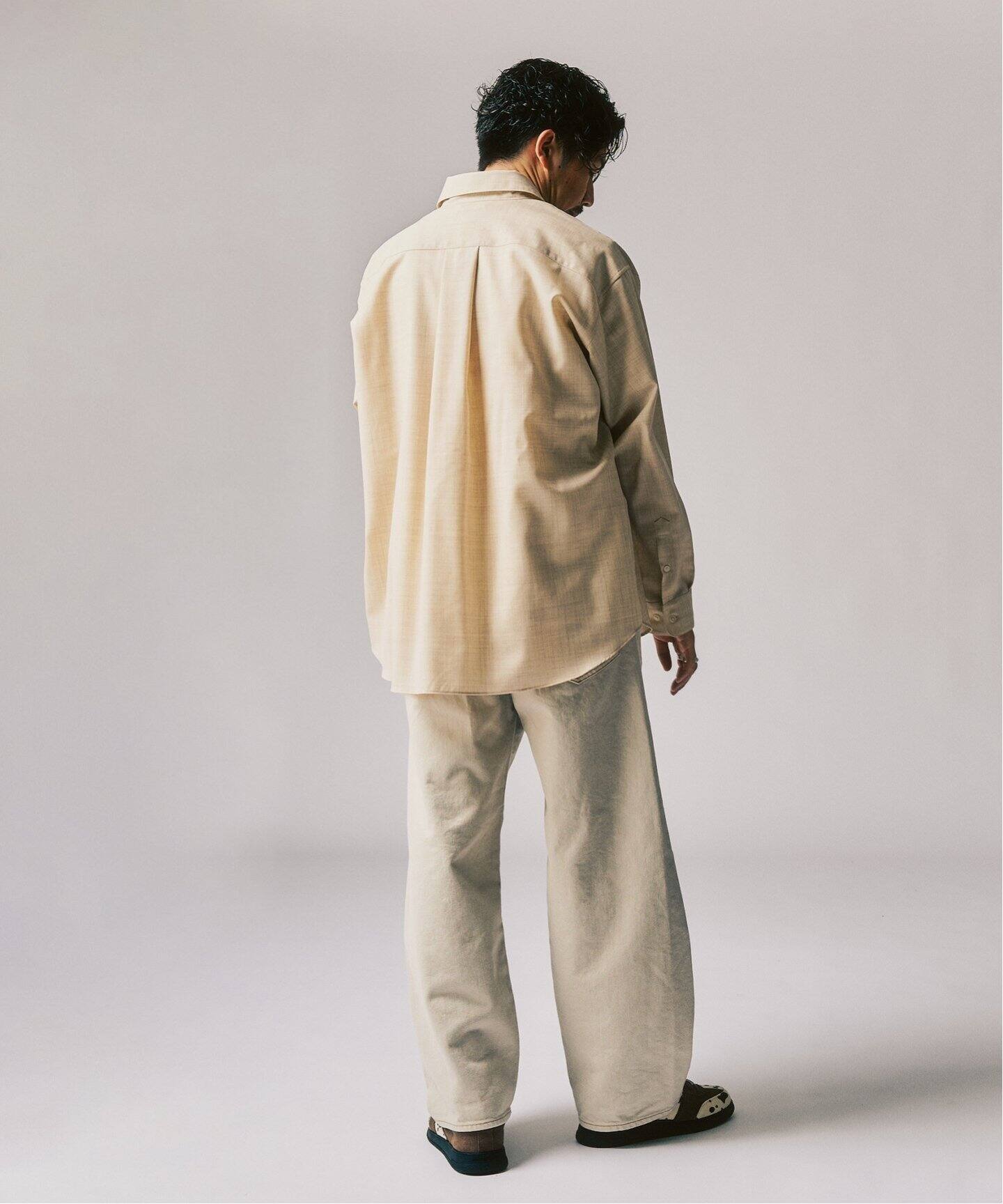 LE JAPON Akita レギュラーウールシャツ（シャツ／ブラウス）｜417