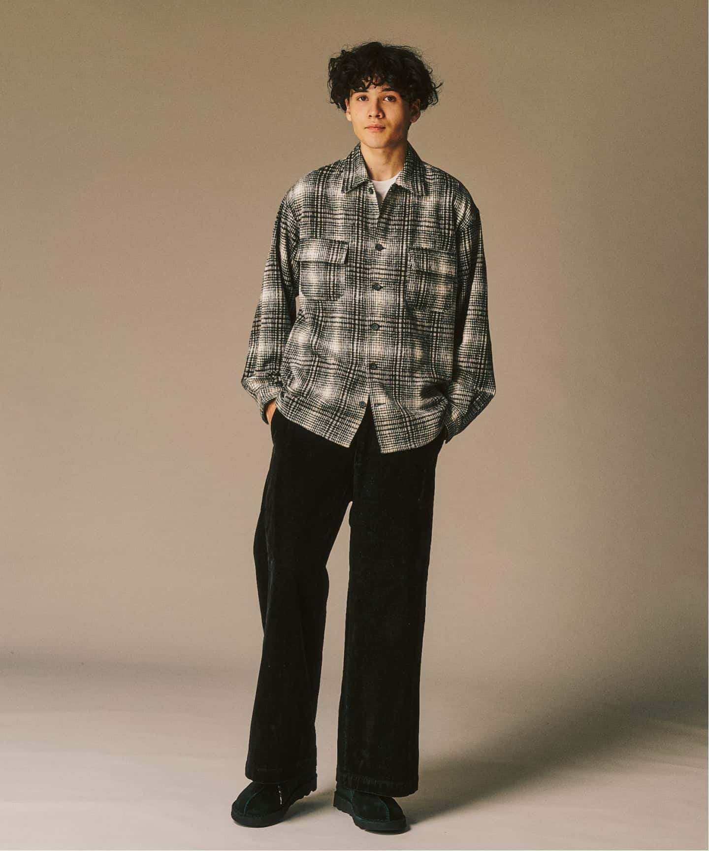 シャギー チェック シャツ（シャツ／ブラウス）｜417 EDIFICE（フォー