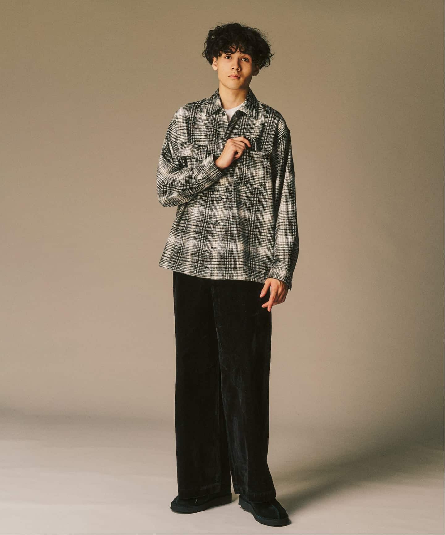 シャギー チェック シャツ（シャツ／ブラウス）｜417 EDIFICE（フォー