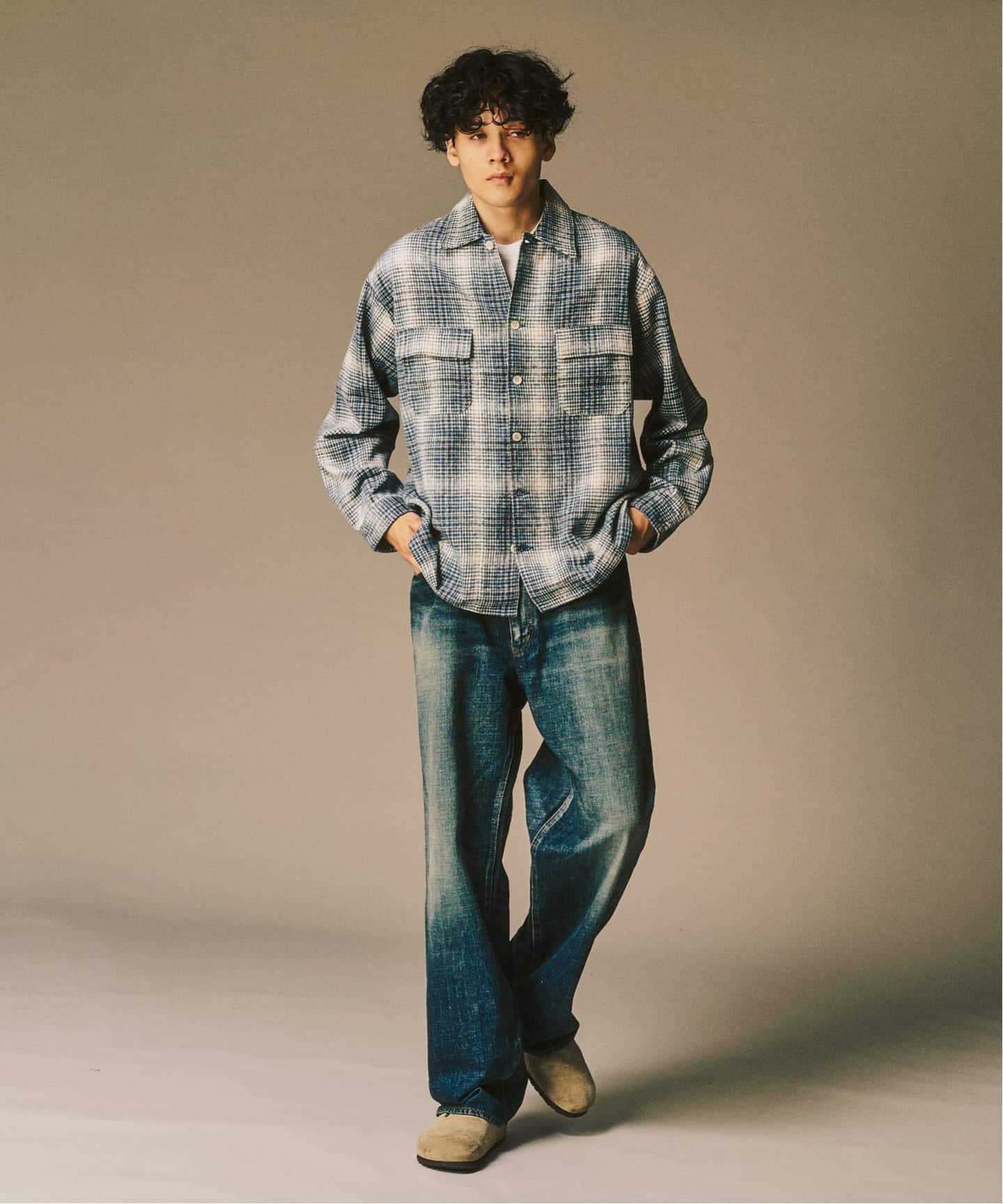 シャギー チェック シャツ（シャツ／ブラウス）｜417 EDIFICE（フォー