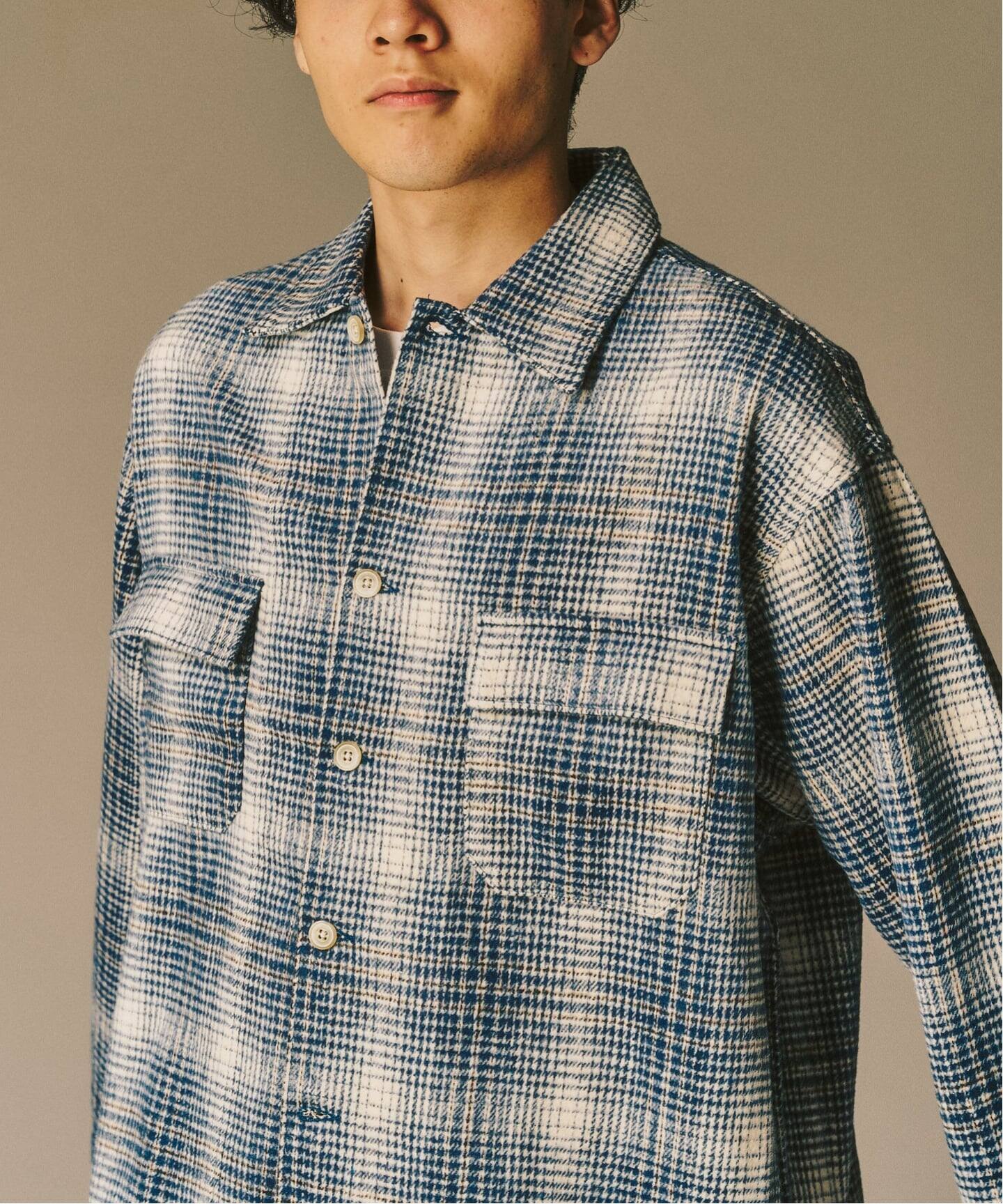 シャギー チェック シャツ（シャツ／ブラウス）｜417 EDIFICE（フォー