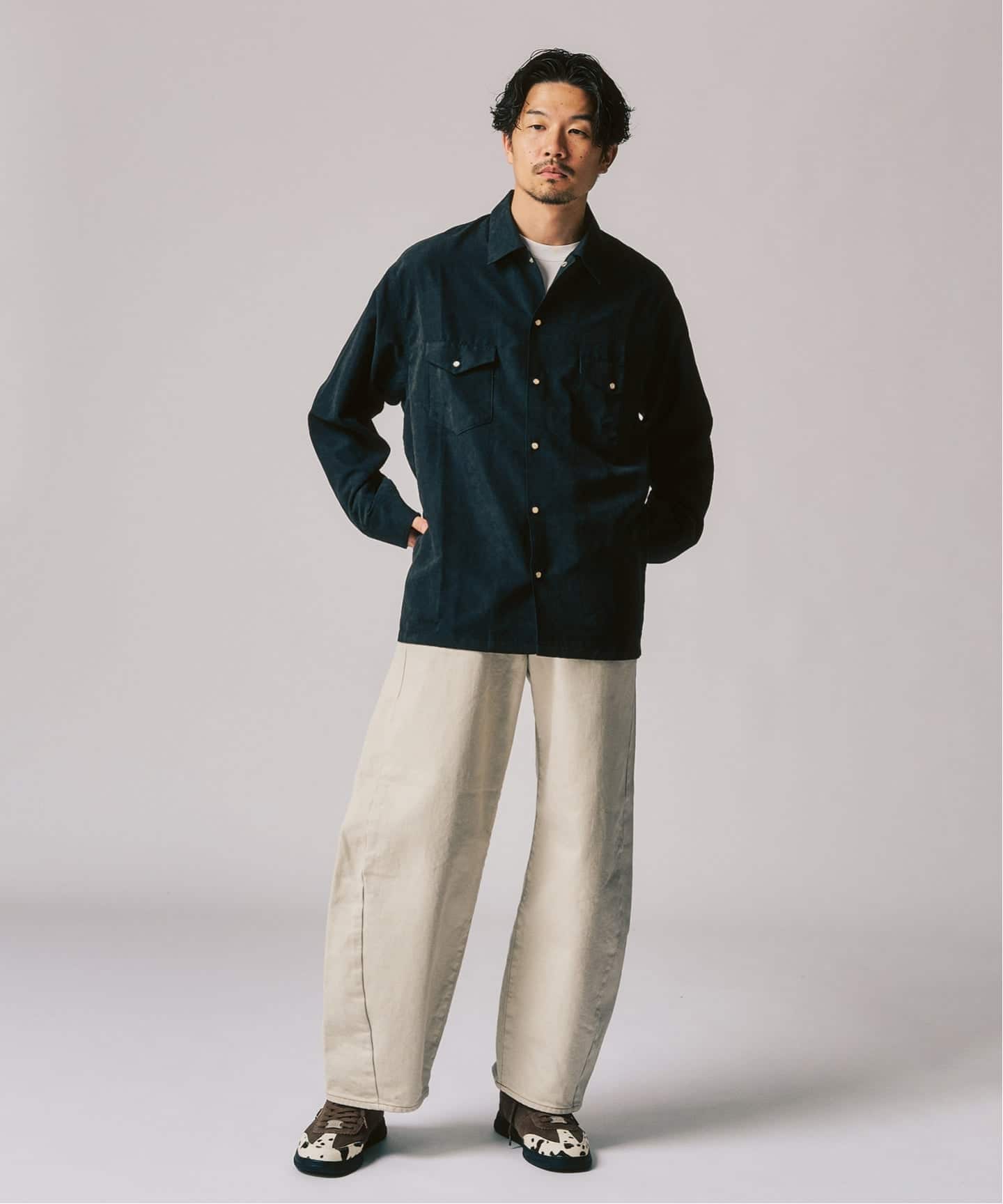 417 エディフィス（417 EDIFICE）/ピーチウエスタンシャツ ピーチウエスタンシャツ（シャツ／ブラウス）｜417 EDIFICE（フォー