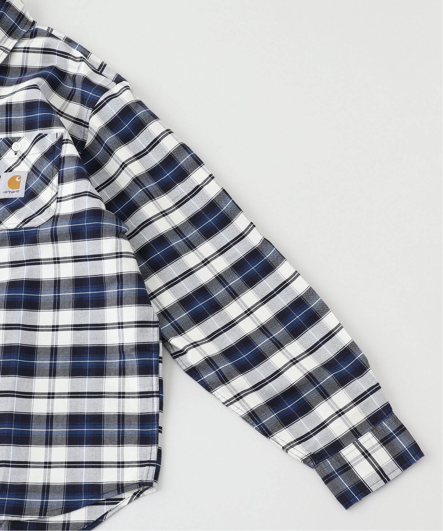 CARHARTT WIP トップス シャツ・ブラウス ブルー チェック柄 CARHARTT WIP トップス シャツ・ブラウス ブルー チェック柄