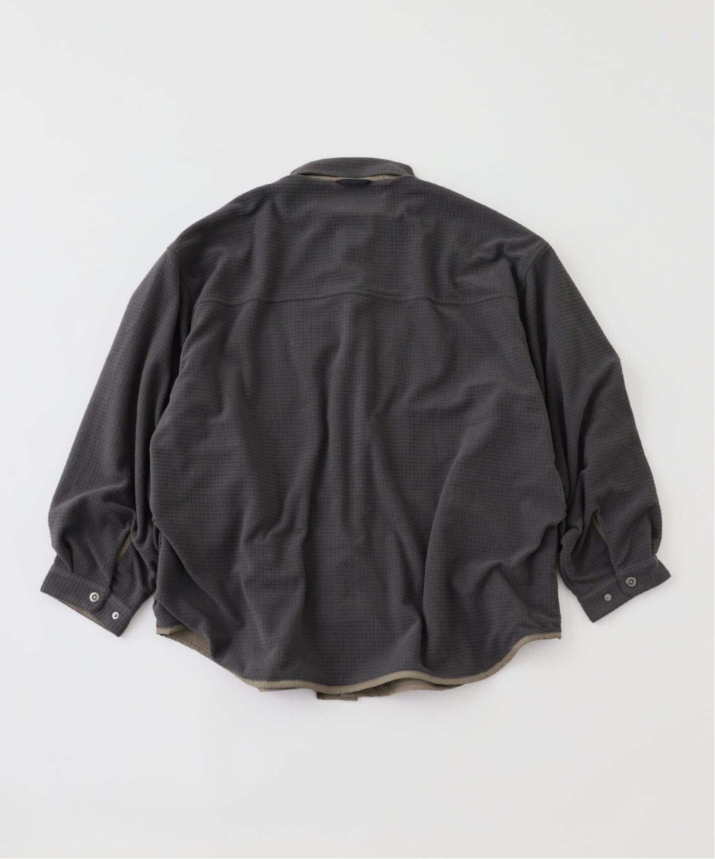 POLIQUANT / ポリクアント THE REVERSIBLE BLOCK-FLEECE SHIRT JKT