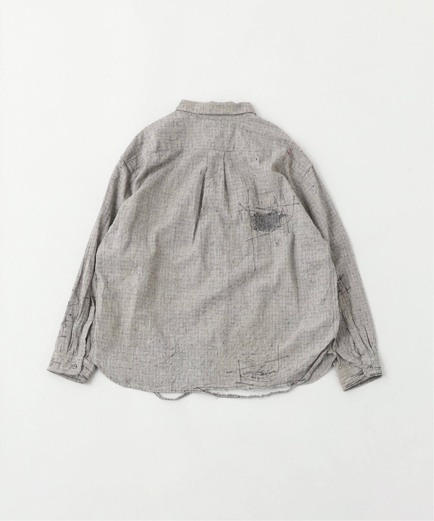ANACHRONORM LINEN PLAID REMAKED WIDE SHIRTS（シャツ／ブラウス 