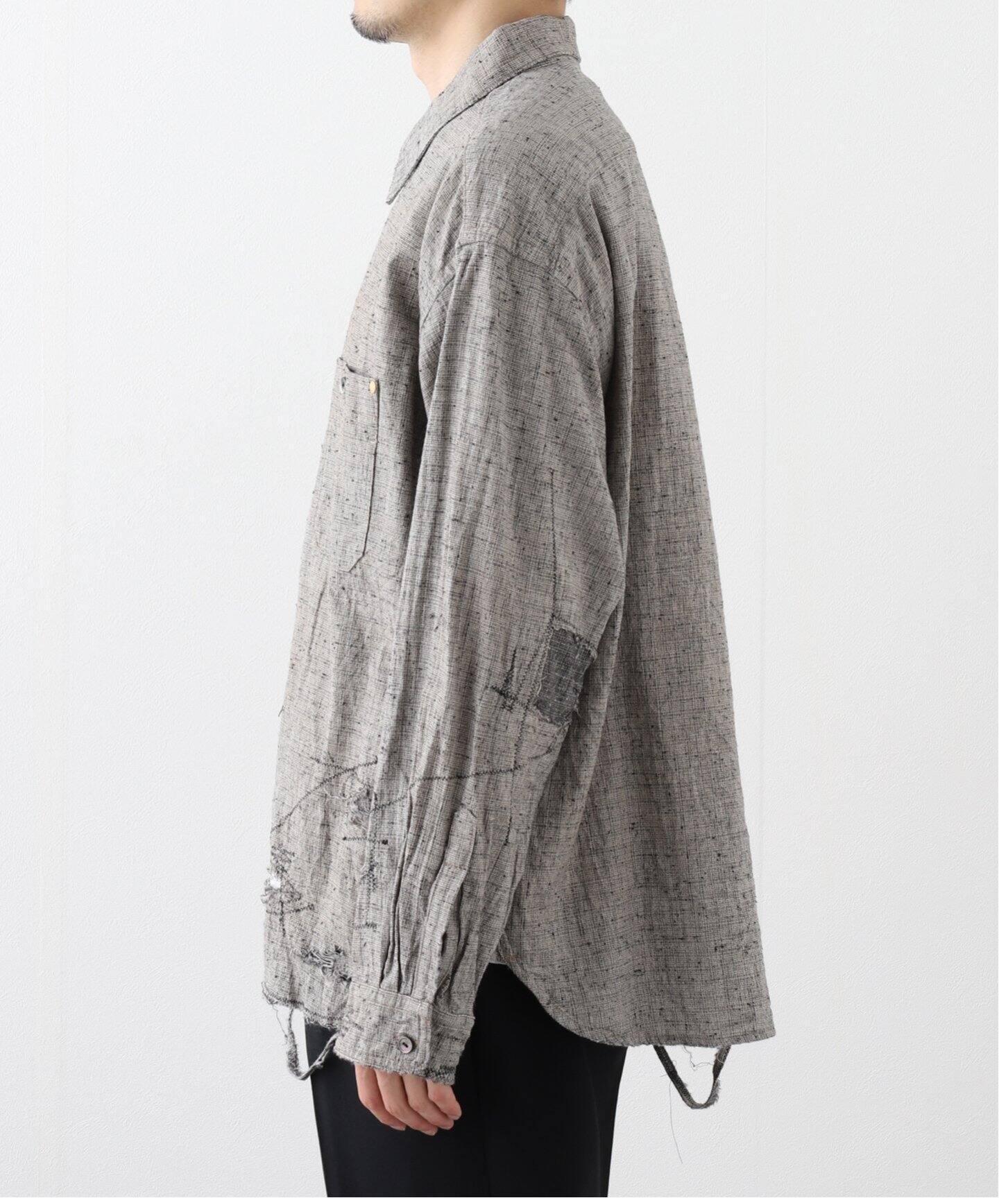 ANACHRONORM LINEN PLAID REMAKED WIDE SHIRTS（シャツ／ブラウス 