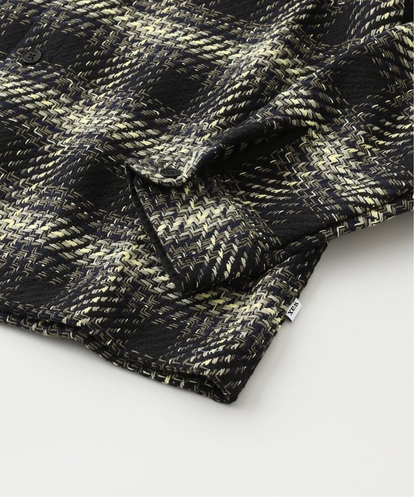 WAX LONDON / ワックス ロンドン】 OVER SHIRT BLACK（シャツ