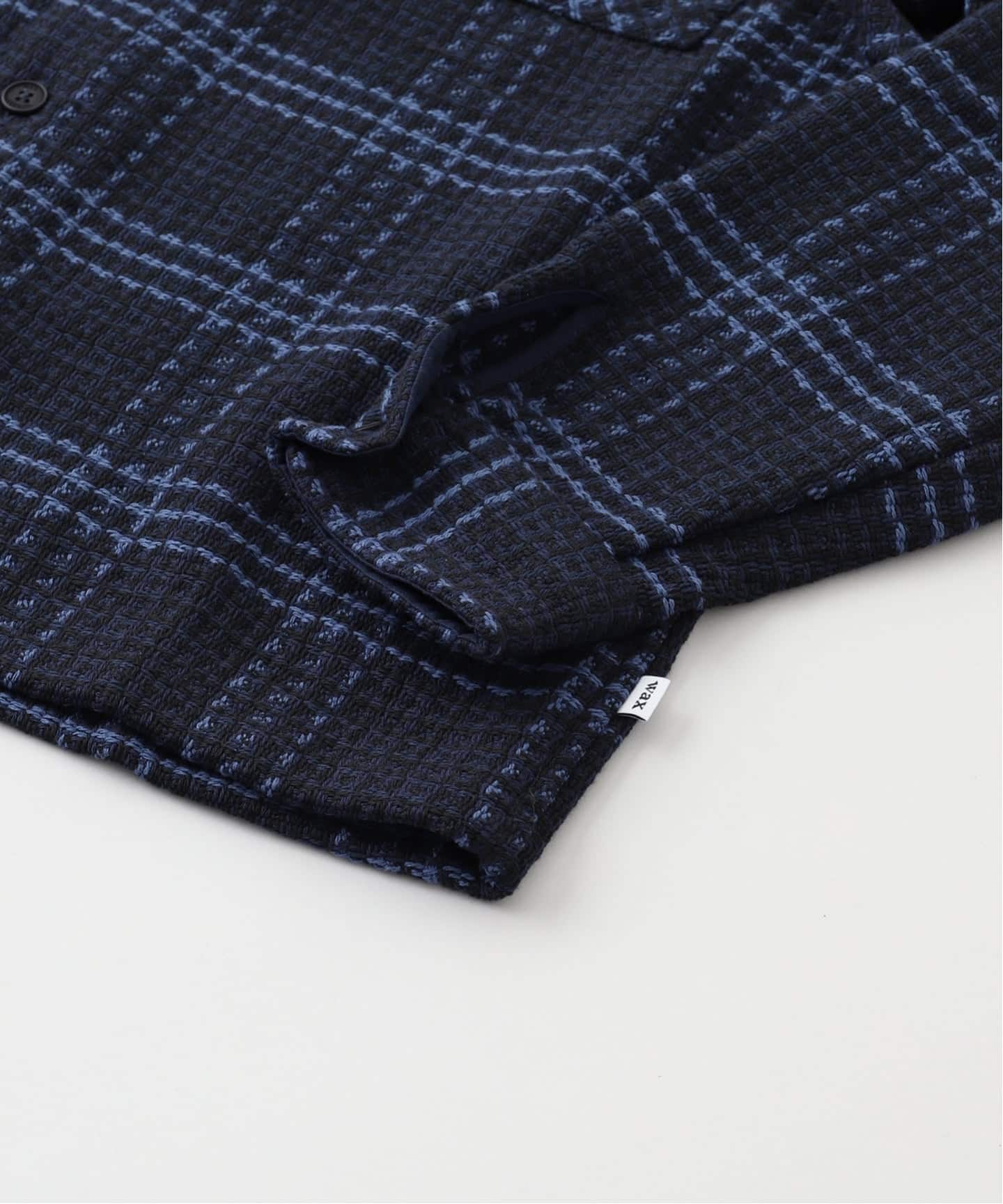 WAX LONDON / ワックス ロンドン】 OVER SHIRT NAVY（シャツ／ブラウス