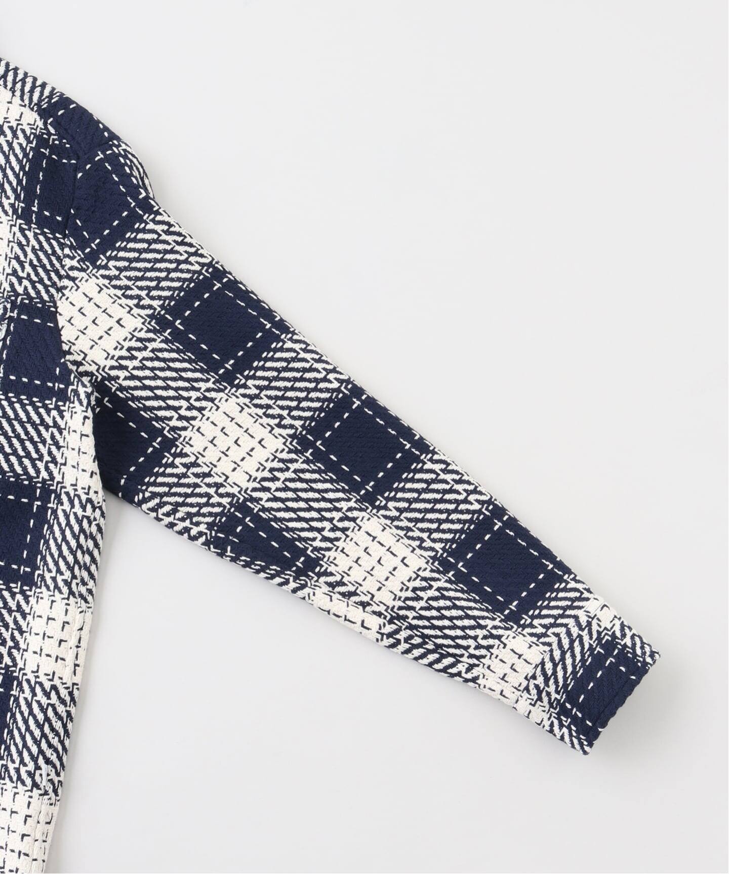 WAX LONDON / ワックス ロンドン】OVER SHIRT MARINE（シャツ