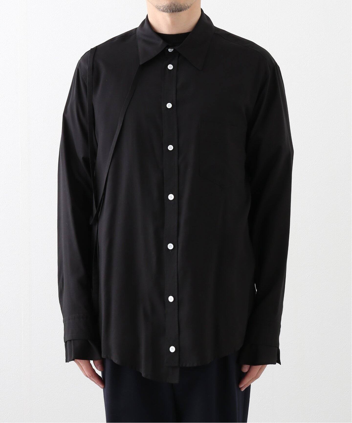 SULVAM / サルバム】ヒモシャツカラーシャツ（シャツ／ブラウス 