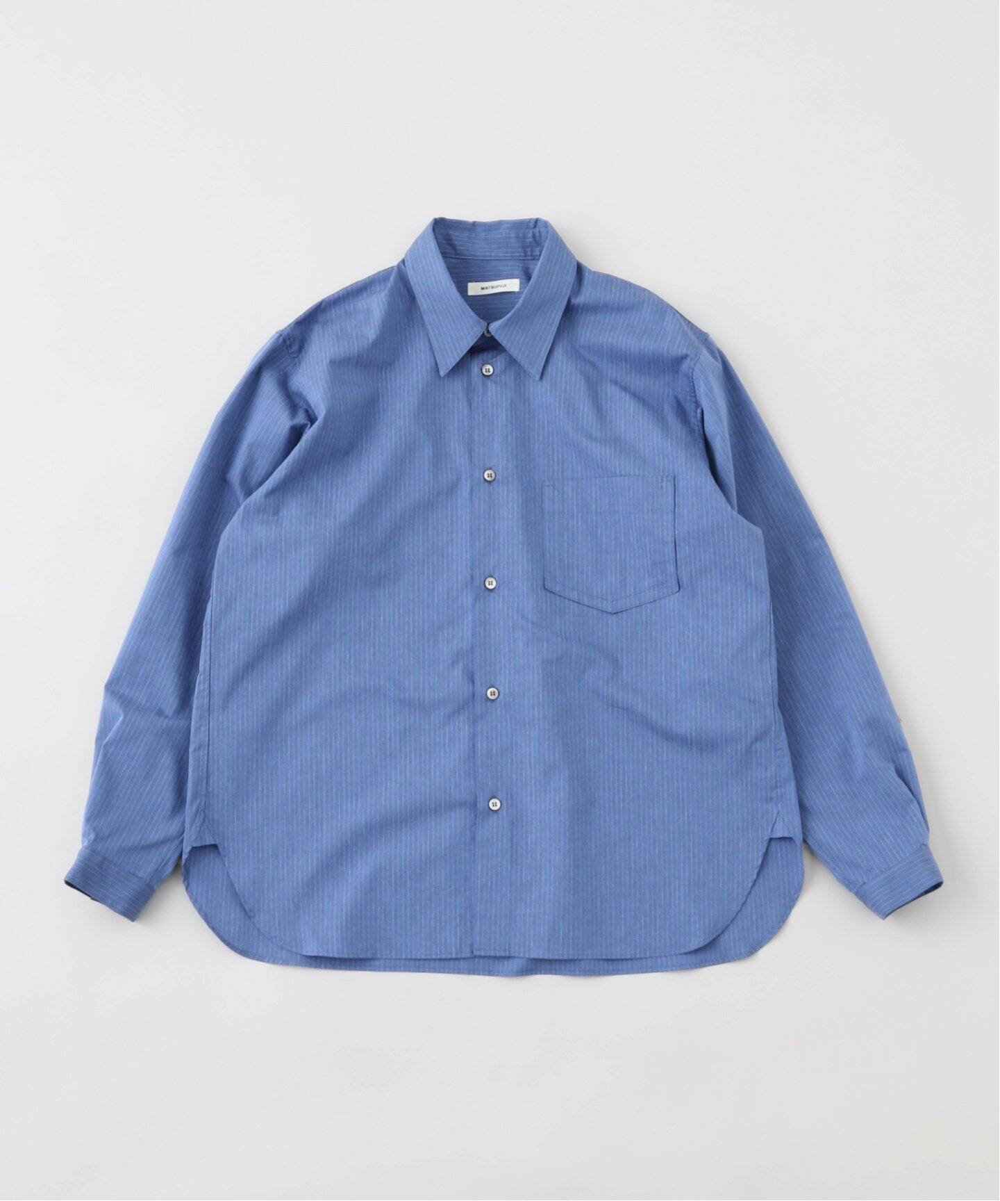 MATSUFUJI / マツフジ PINSTRIPE UTILITY SHIRT M251-0301（シャツ 