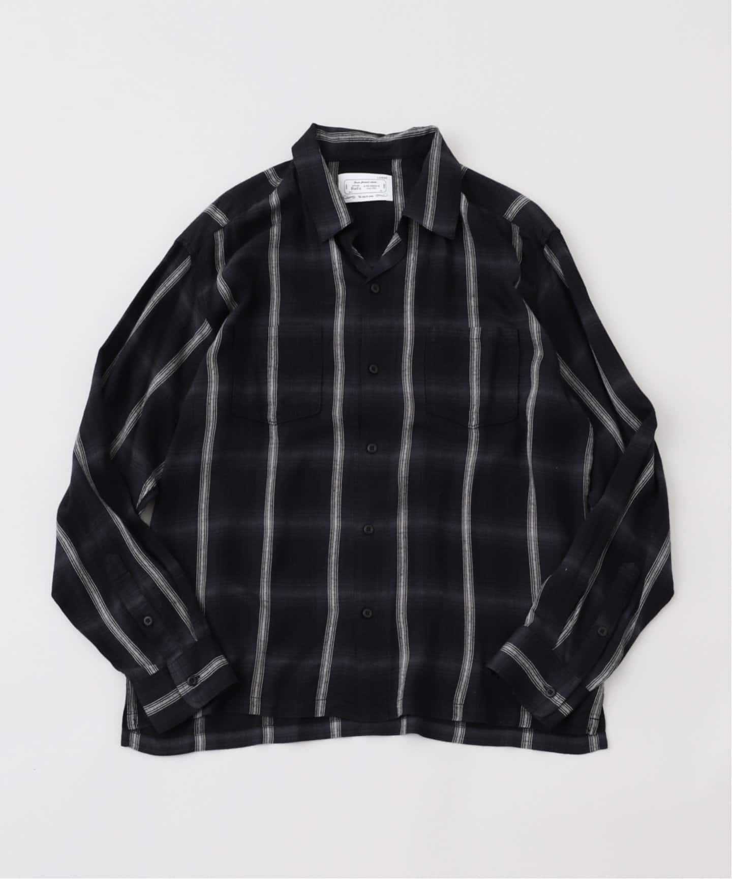 【Rafu/ ラフ】 ANTIQUED SHIRT ブラック nV5RqoRnt5zn.jpg?width=768
