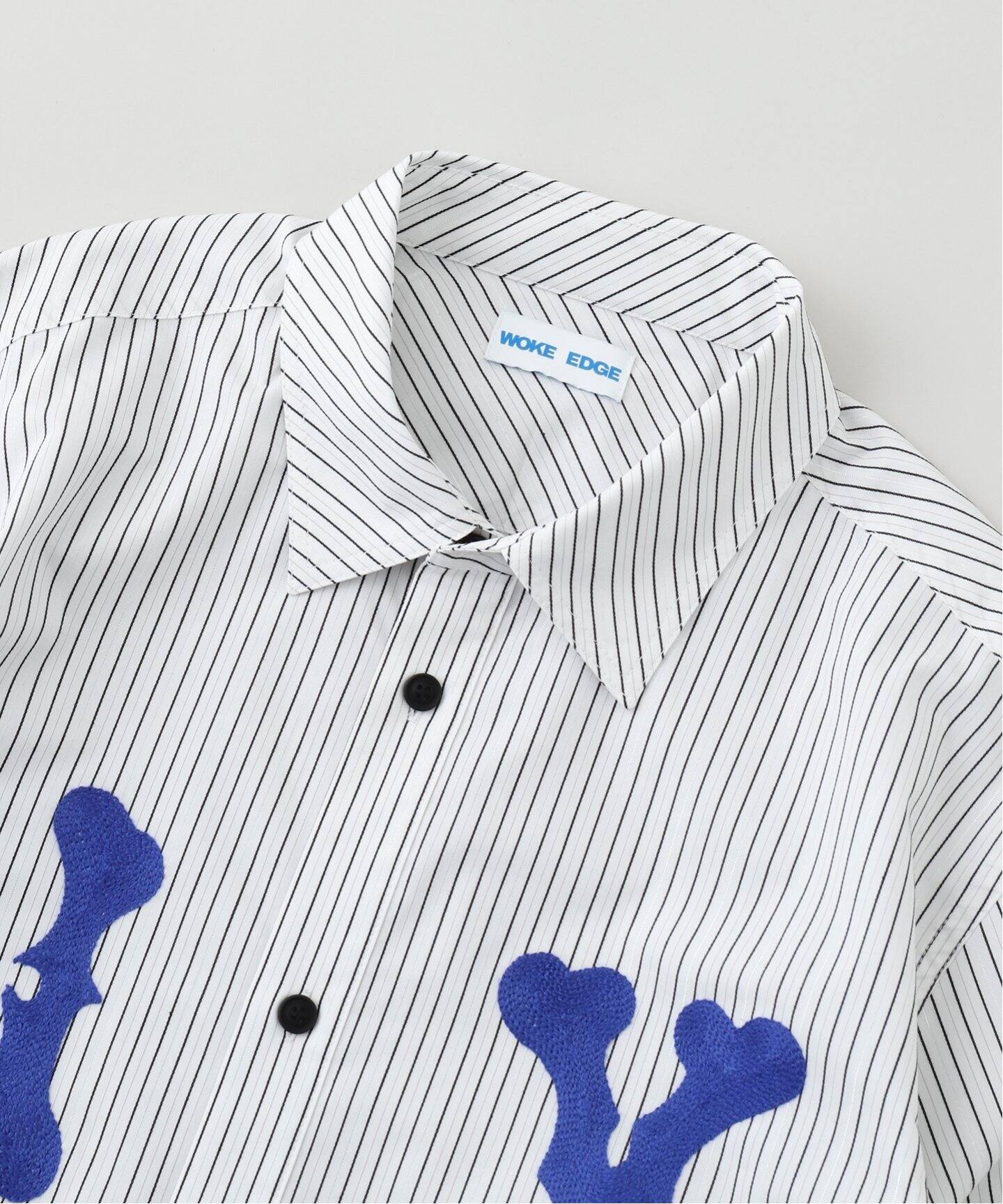 ウォークエッジ　NYシャツ WOKE EDGE / ウォークエッジ NY GLIT STRIPE SHIRT（シャツ