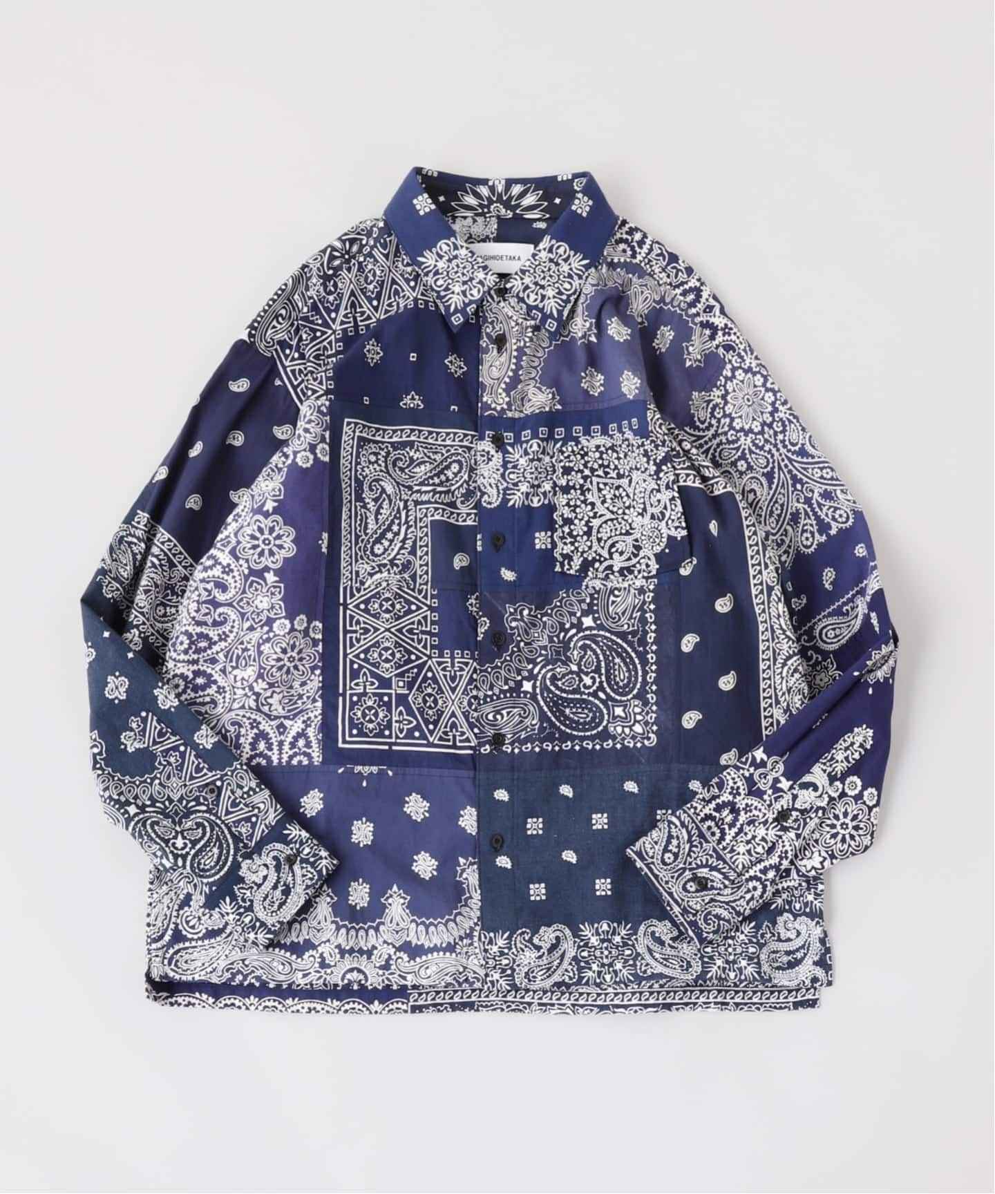 MIYAGIHIDETAKAミヤギヒデタカ BANDANA shirt バンダナ MIYAGIHIDETAKA BANDANA Shirt バンダナシャツ