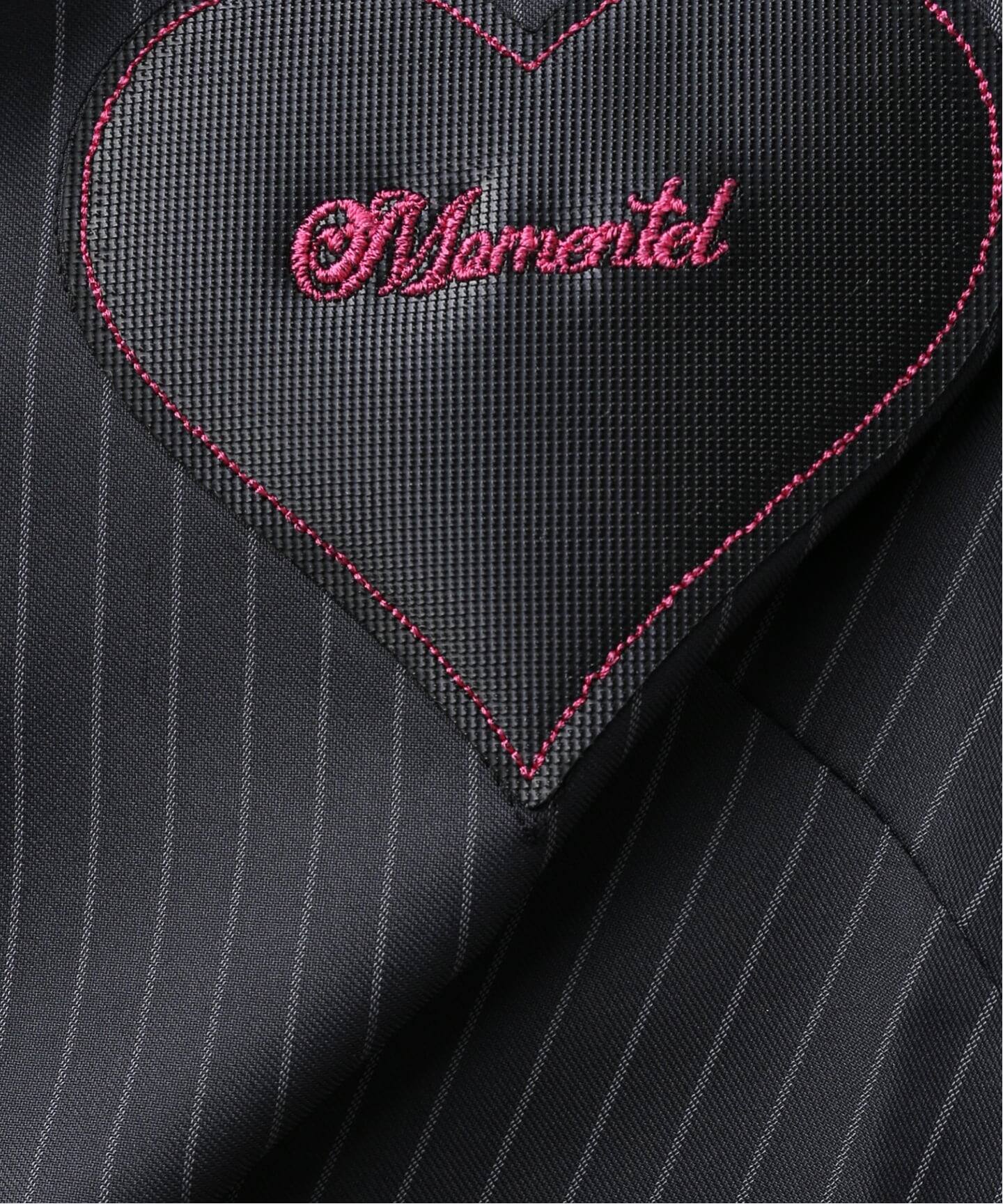 MOMENTEL / モーメンタル Heart Velcro Stripe Shirt（シャツ