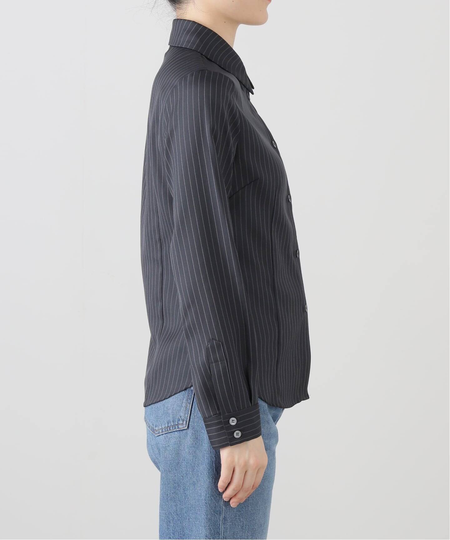 MOMENTEL / モーメンタル Heart Velcro Stripe Shirt（シャツ