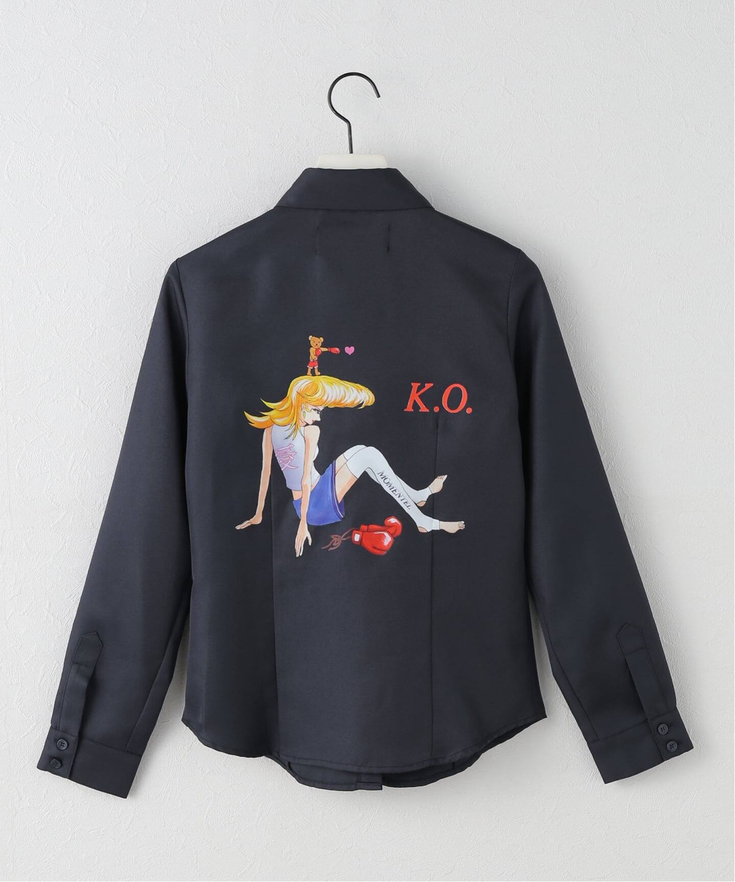 MOMENTEL / モーメンタル boxing K.O navy shirt（シャツ／ブラウス