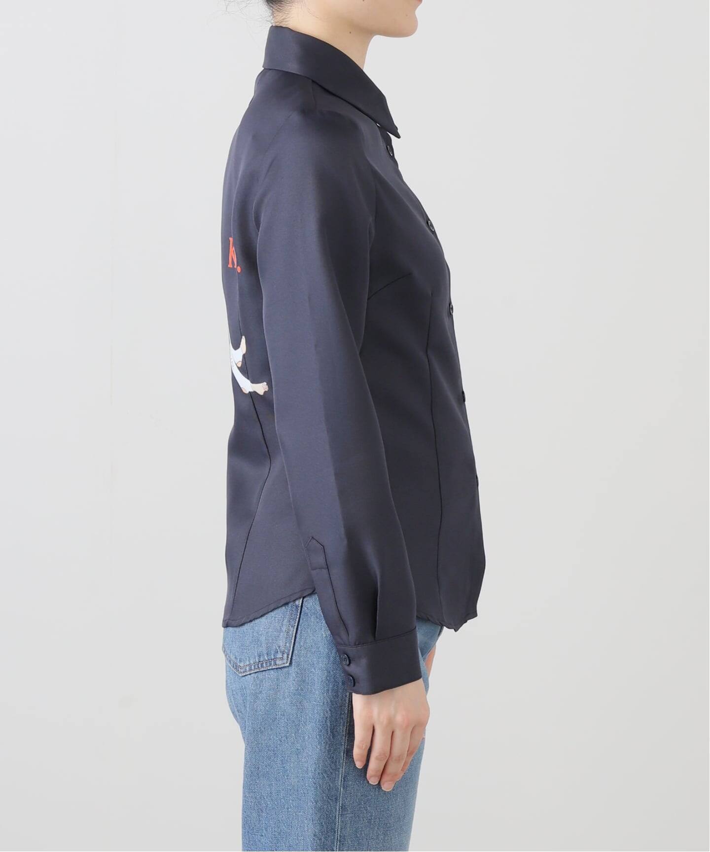 MOMENTEL / モーメンタル boxing K.O navy shirt（シャツ／ブラウス