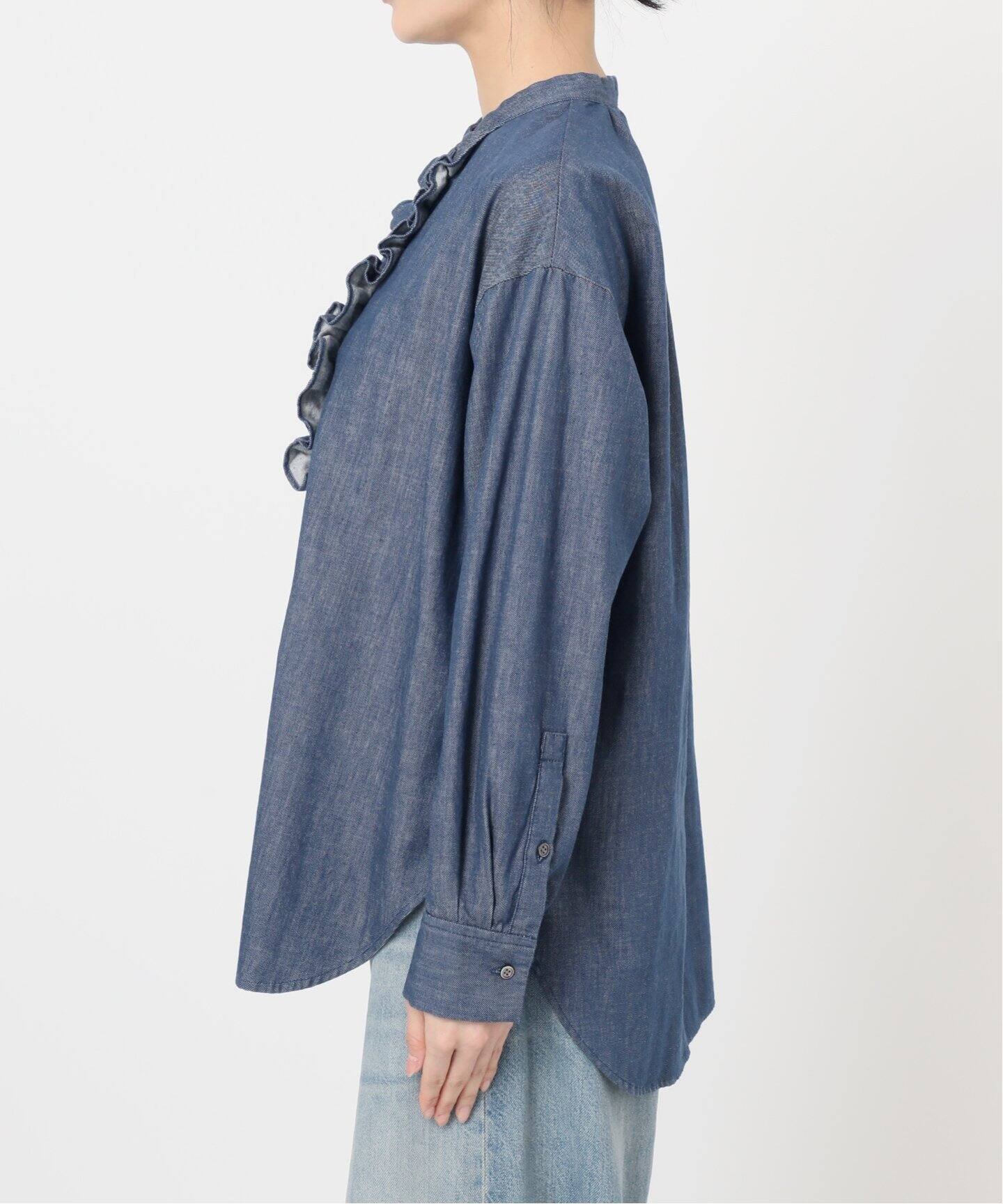 デニムフリルシャツ　journal standard デニムフリルシャツjournal standard
