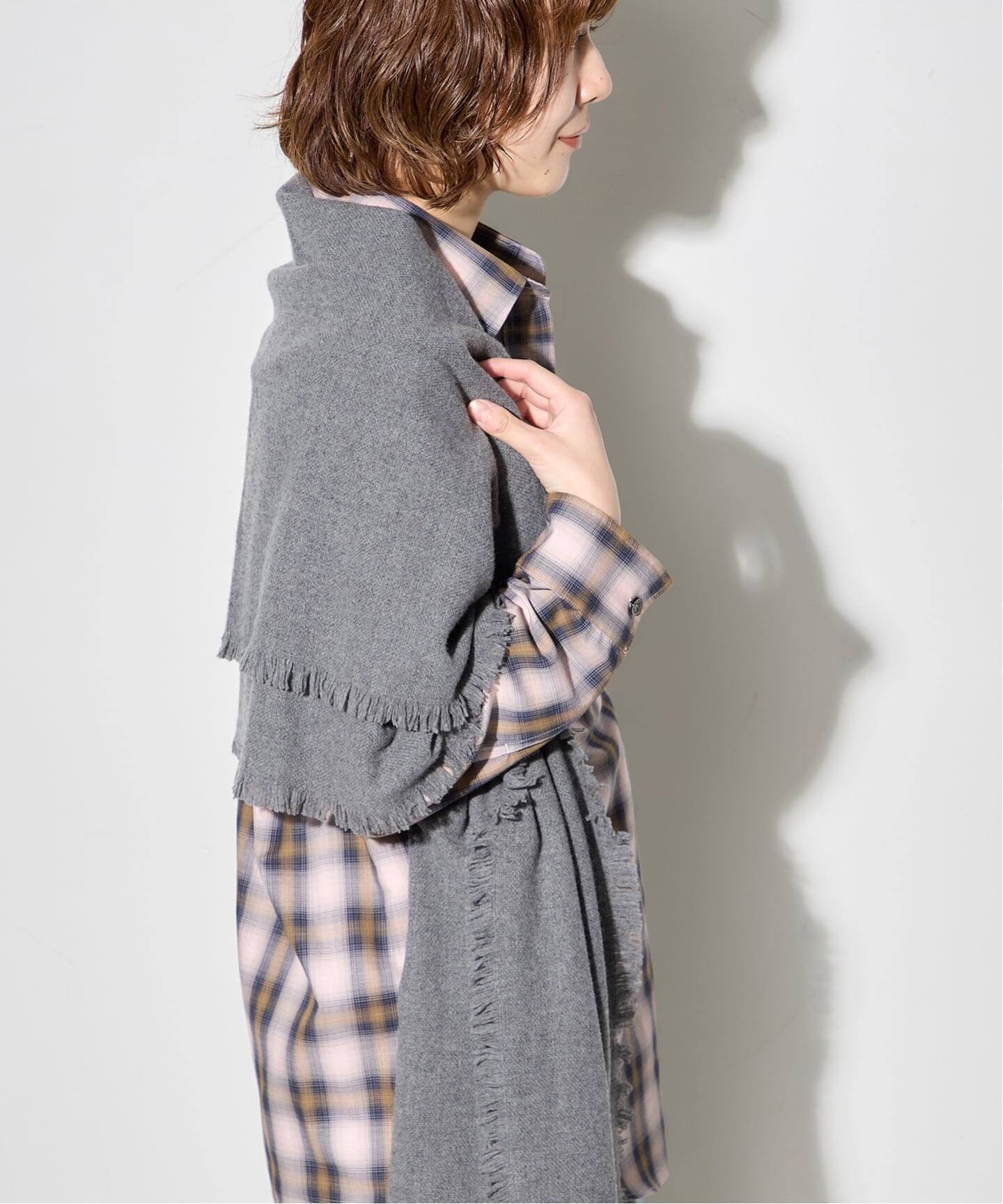 DEVEAUX/レーヨン チェックシャツ（シャツ／ブラウス）｜JOURNAL