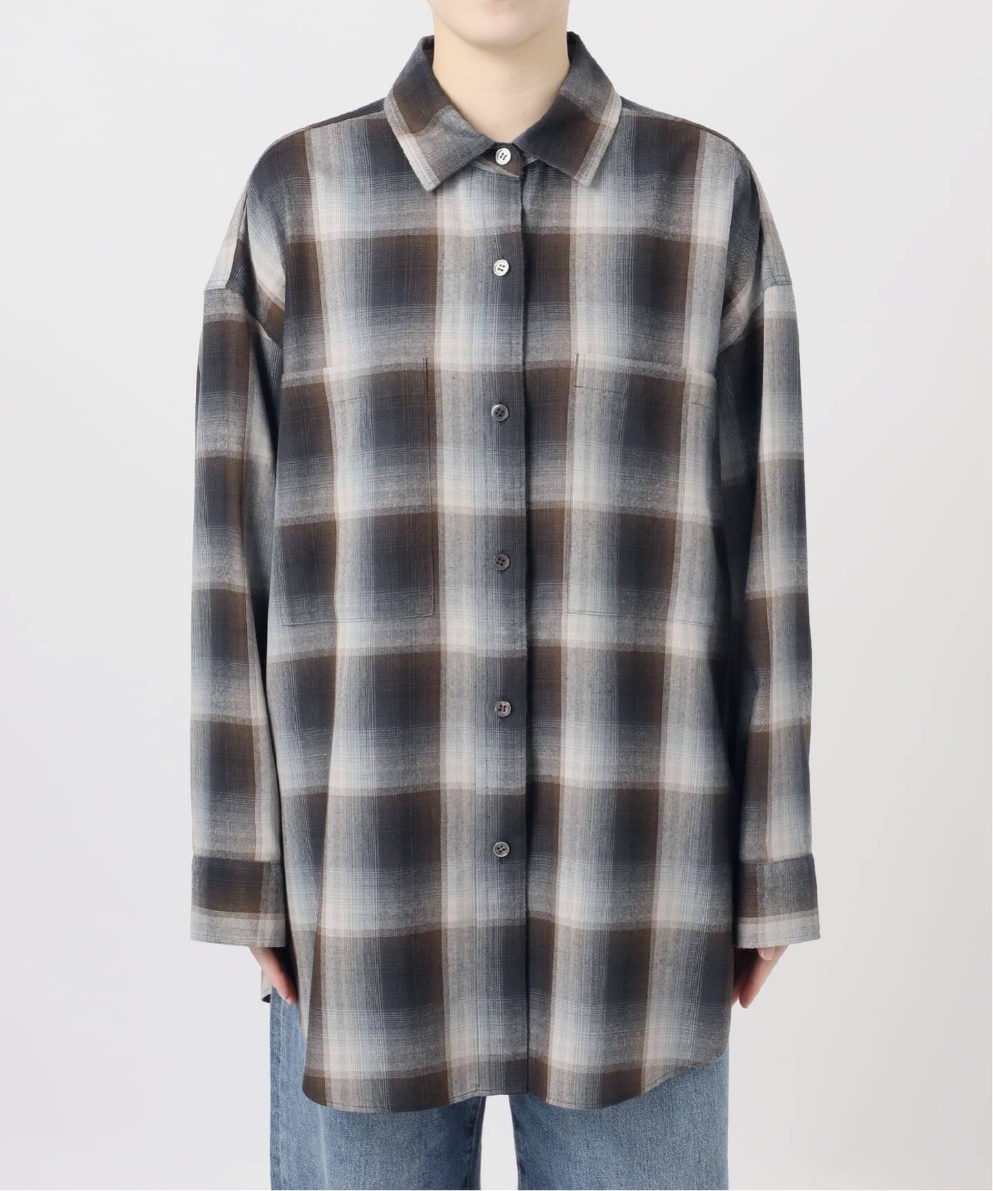 DEVEAUX/レーヨン チェックシャツ（シャツ／ブラウス）｜JOURNAL