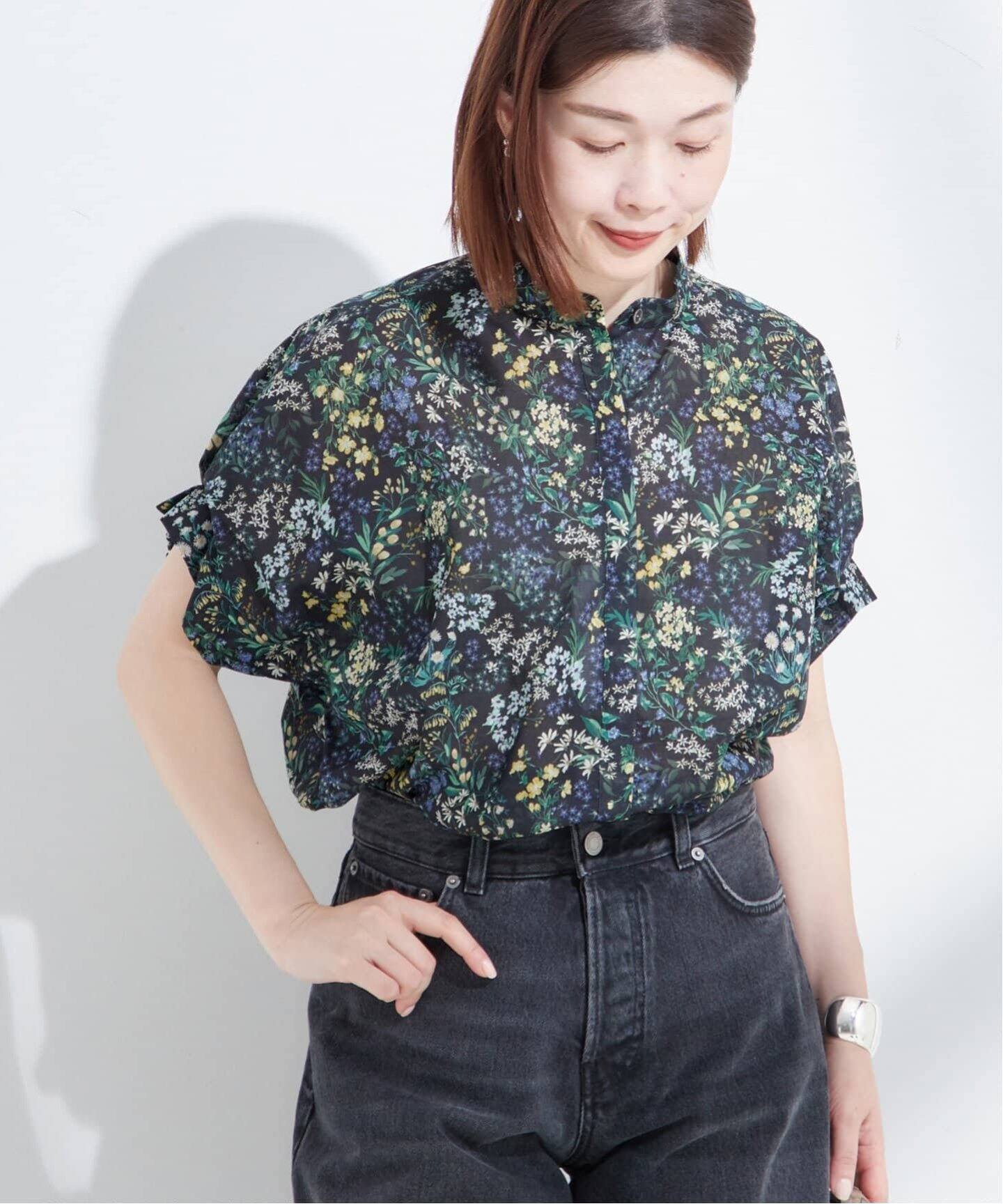 DEVEAUX/ドットタックスリーブシャツ journal standard L'essage ブラウス シャツ 「追加4」DEVEAUX