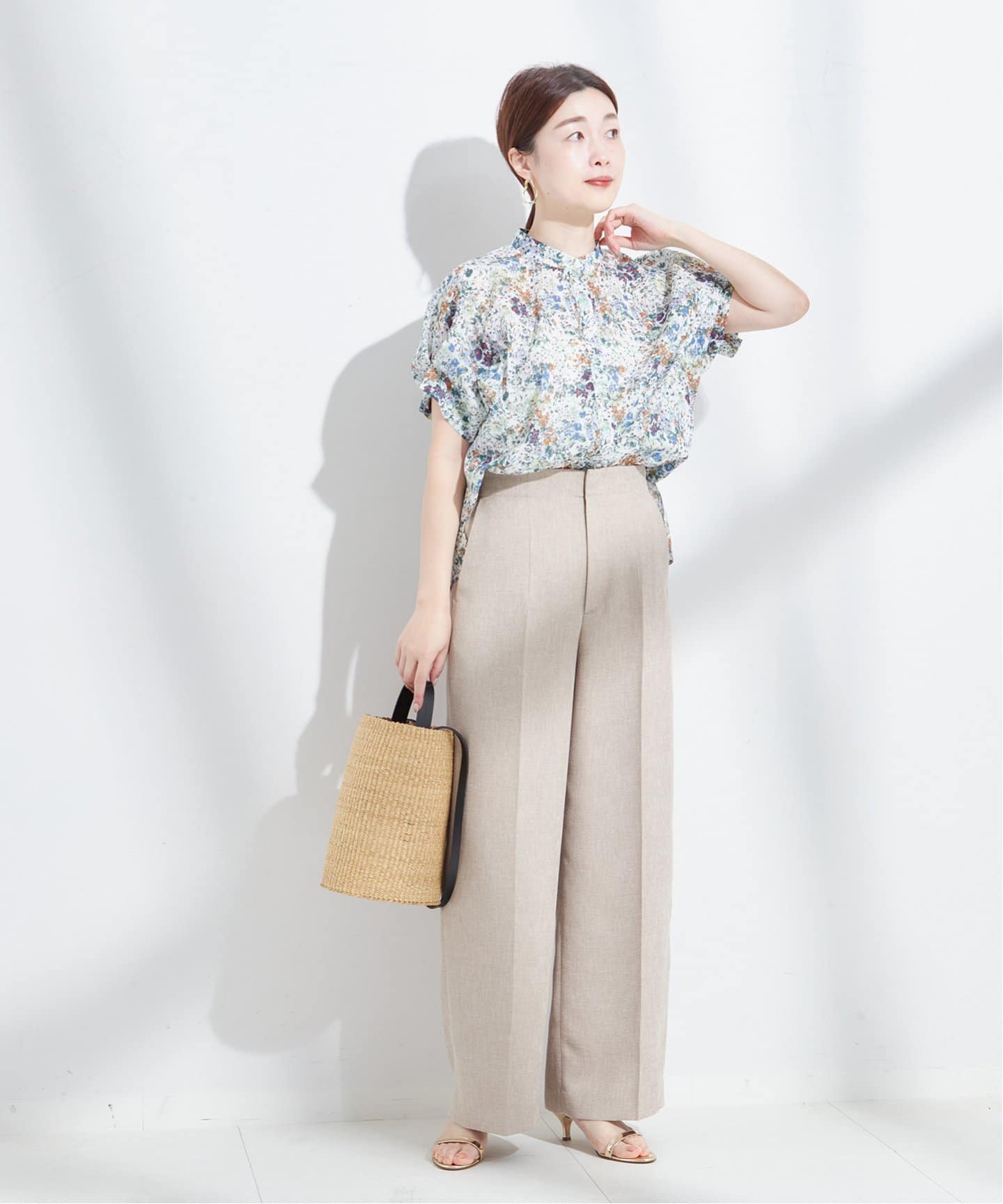 ジャーナルスタンダード レザージュ❤︎DEVEAUX/ドットタックスリーブシャツ 追加》DEVEAUX/ドットタックスリーブシャツ 2（シャツ／ブラウス