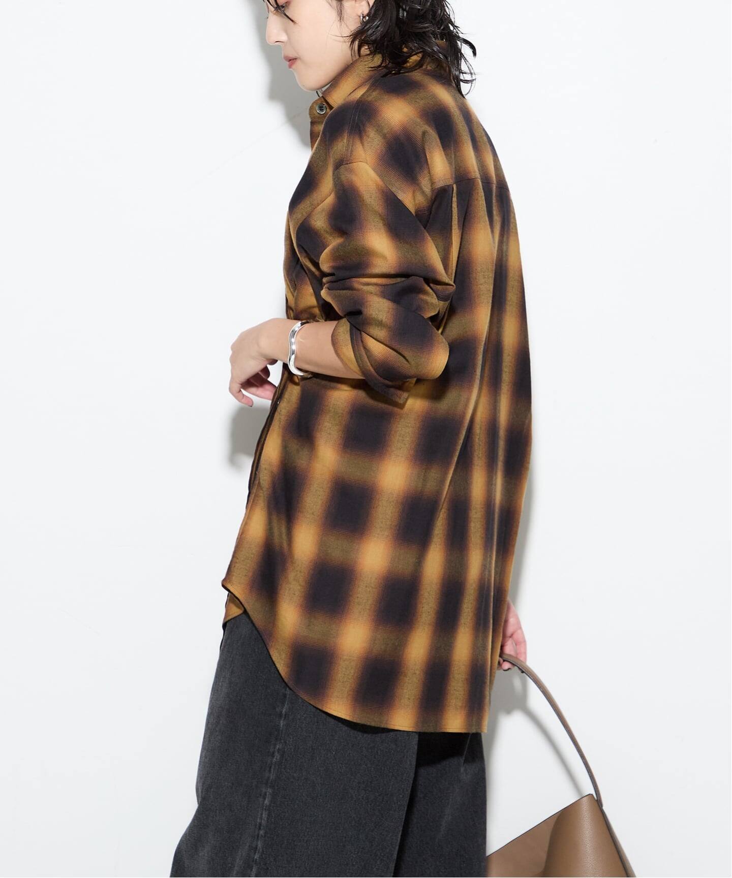 ジャーナルスタンダードレサージュ　チェックシャツ 追加》チェックシャツ（シャツ／ブラウス）｜JOURNAL STANDARD L