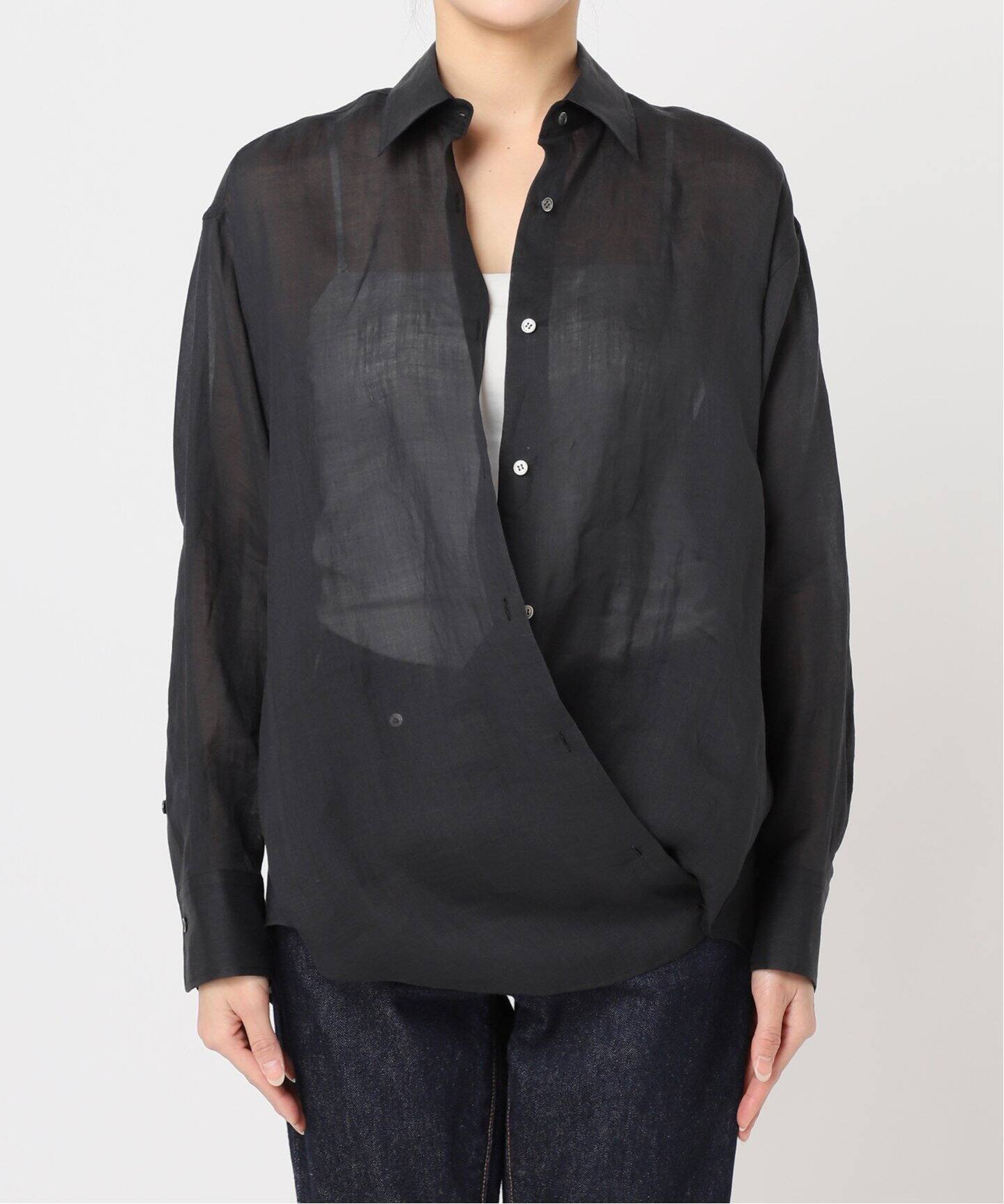 Searoomlynn 2wayシャツブラウス シアーラミー 2WAY シャツ（シャツ／ブラウス）｜JOURNAL STANDARD L