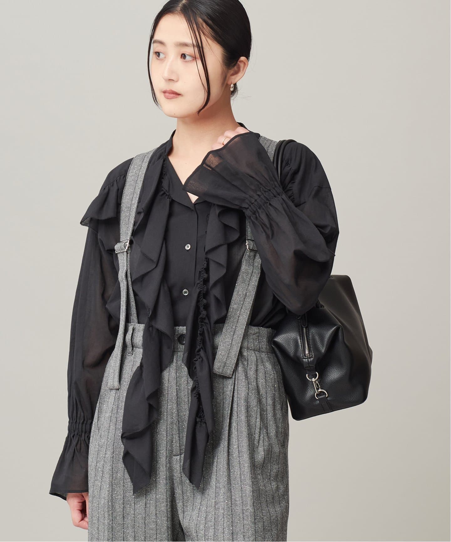 80ボイルフリルシャツ（シャツ／ブラウス）｜JOURNAL STANDARD L