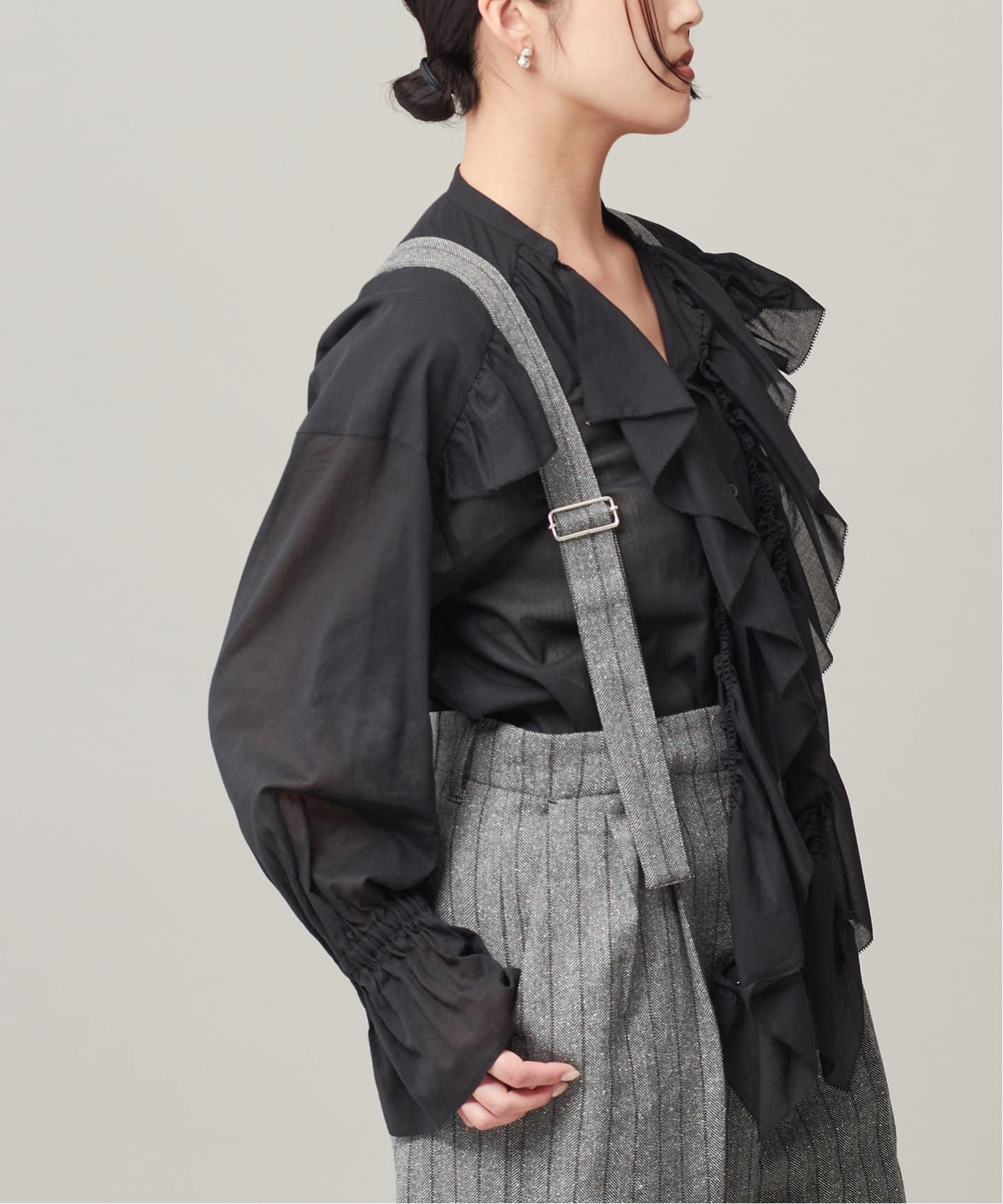 80ボイルフリルシャツ（シャツ／ブラウス）｜JOURNAL STANDARD L