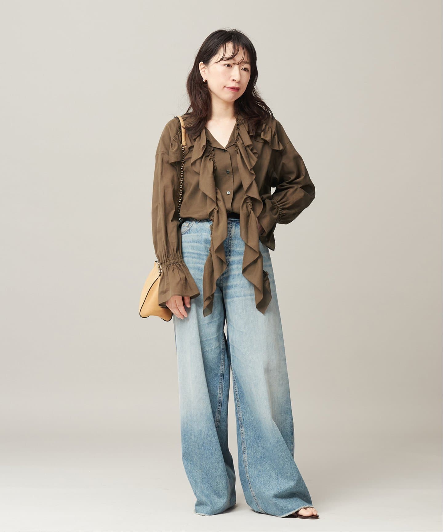 80ボイルフリルシャツ（シャツ／ブラウス）｜JOURNAL STANDARD L