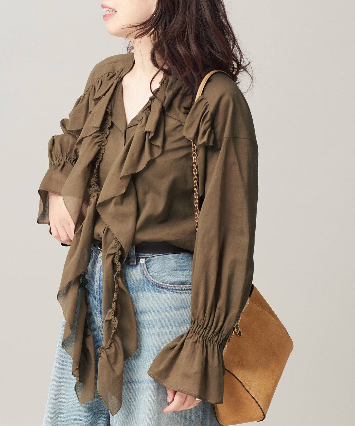 80ボイルフリルシャツ（シャツ／ブラウス）｜JOURNAL STANDARD L