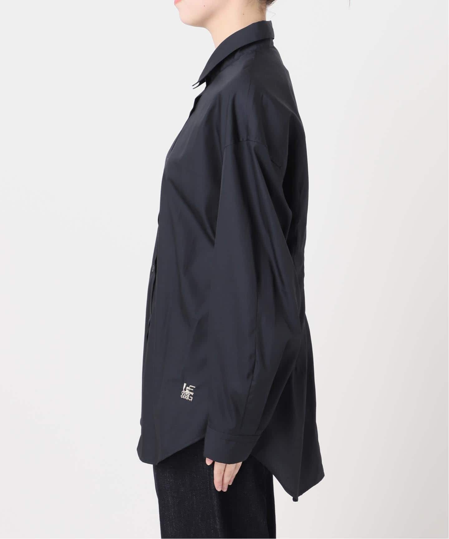 刺しゅうストライプ/無地デザインシャツ（シャツ／ブラウス）｜JOURNAL