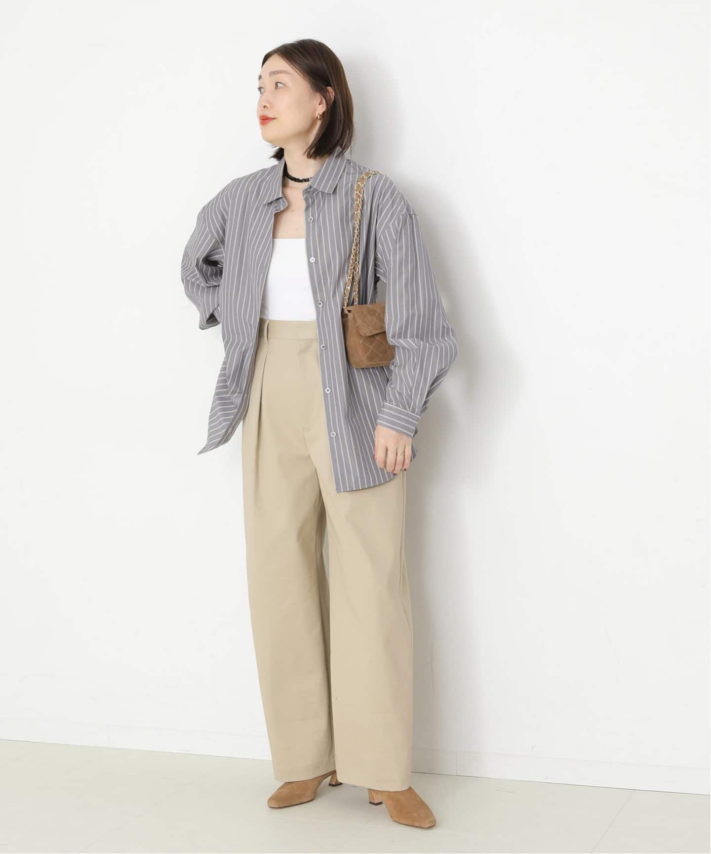 ジャーナルスタンダード レサージュ（journal standard L’essage）/CPムジ/ストライプデザインシャツ CPムジ/ストライプデザインシャツ（シャツ／ブラウス）｜JOURNAL