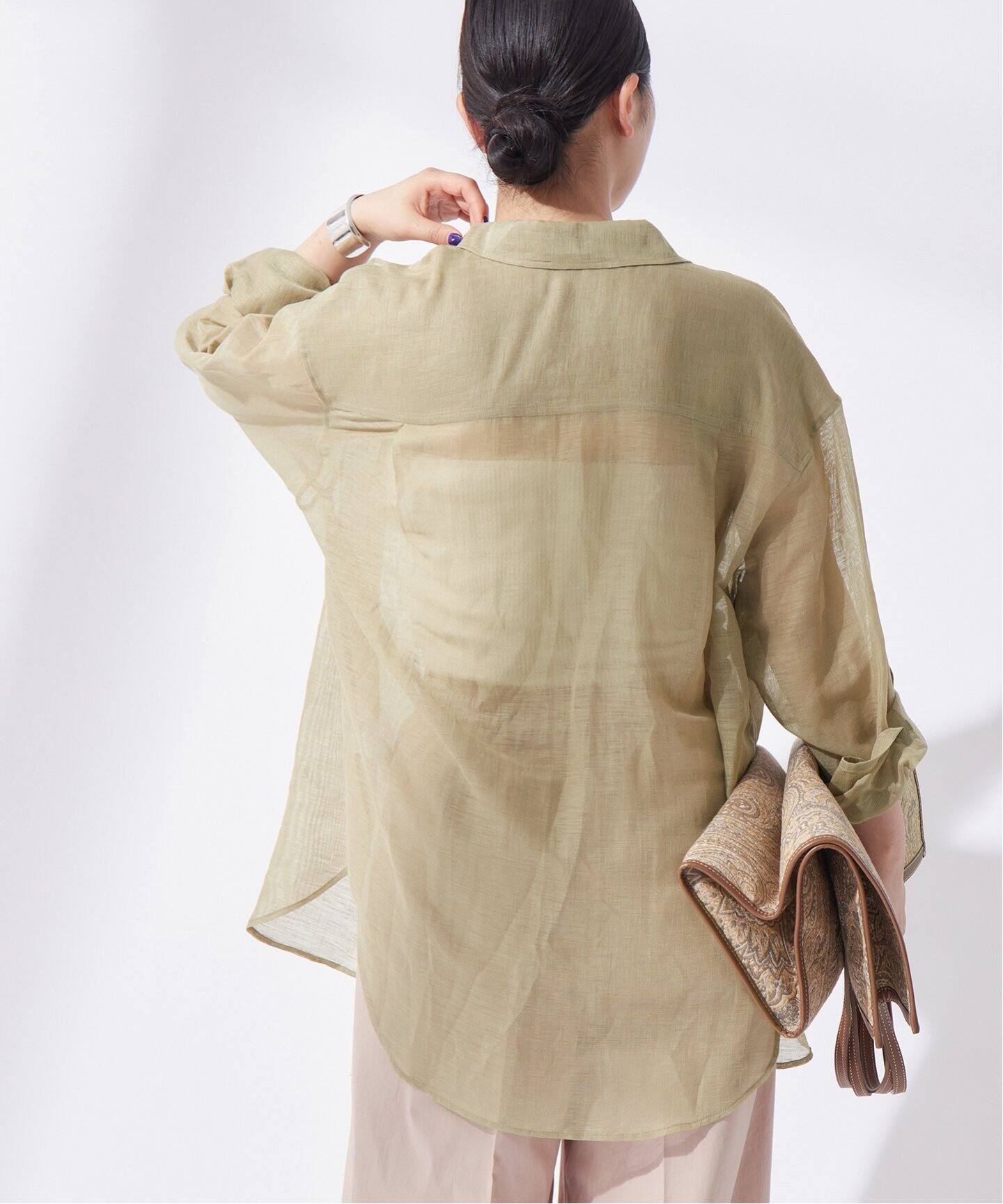 シアーリネンシャツ（シャツ／ブラウス）｜JOURNAL STANDARD L