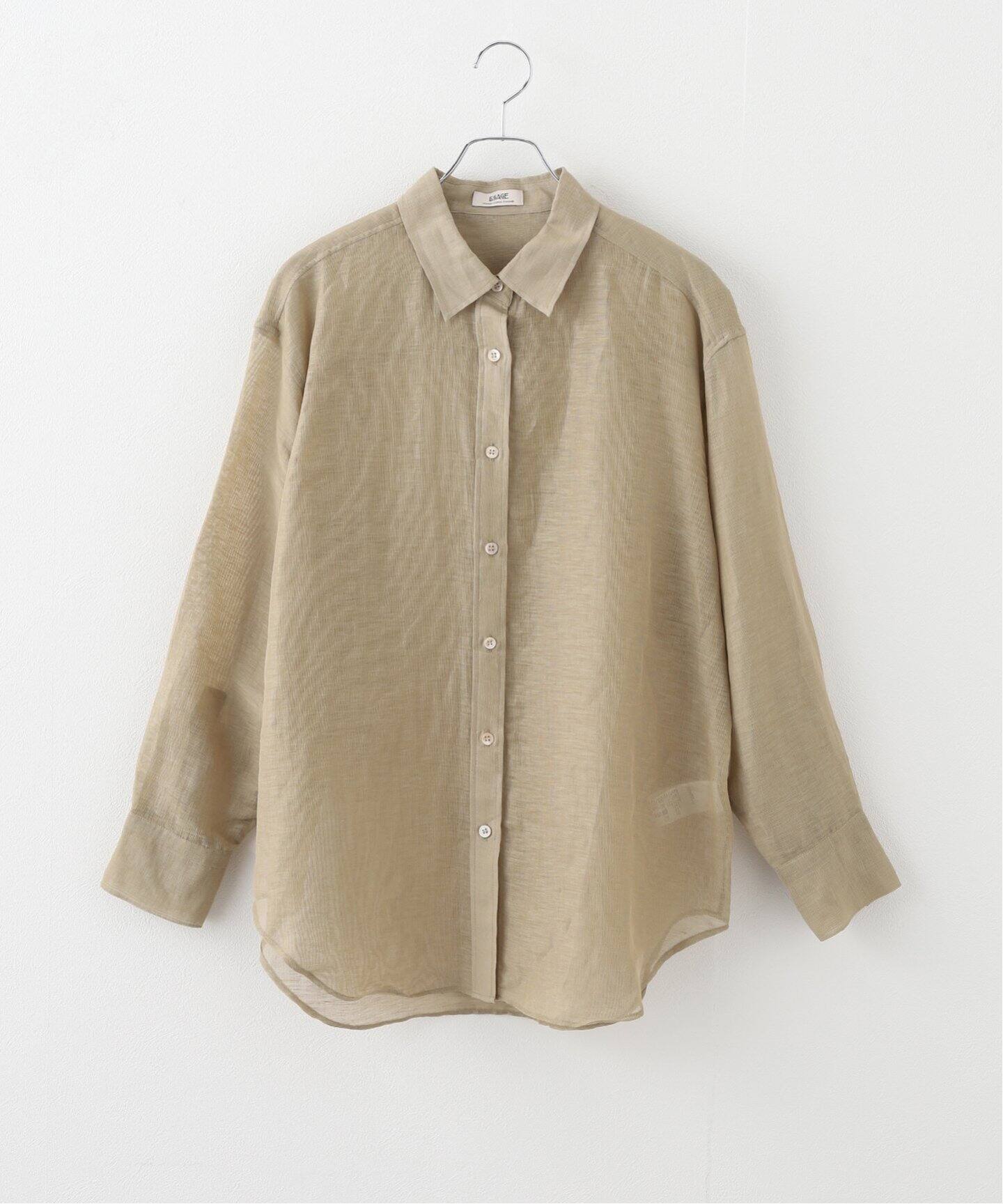 【ジャーナルスタンダードリサージｭ】MONTIリネンシャツ◎美品 JOURNAL STANDARD（ジャーナルスタンダード） シャツ チェック ソフト