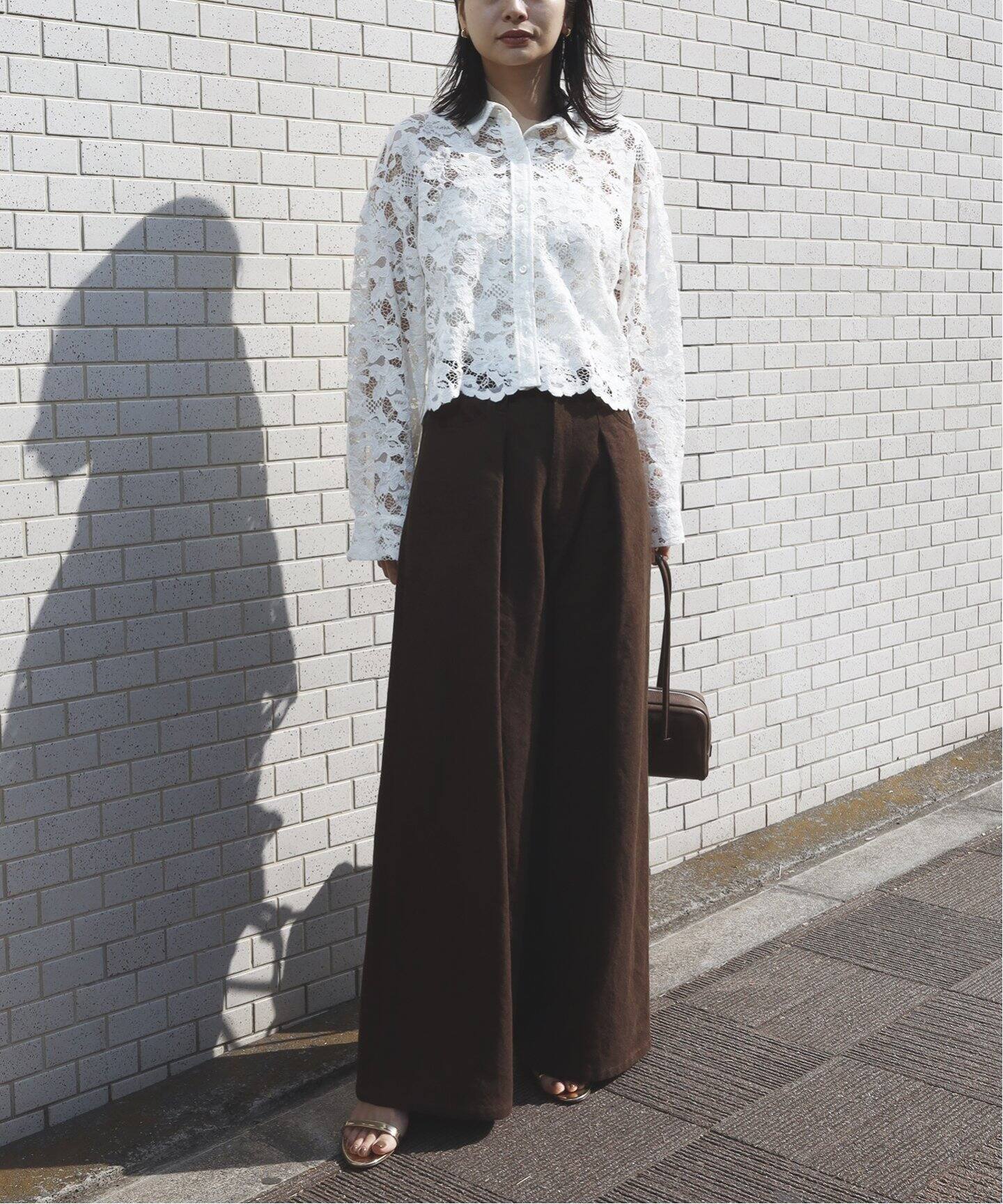 SP》 レースショートシャツ（シャツ／ブラウス）｜JOURNAL STANDARD L 