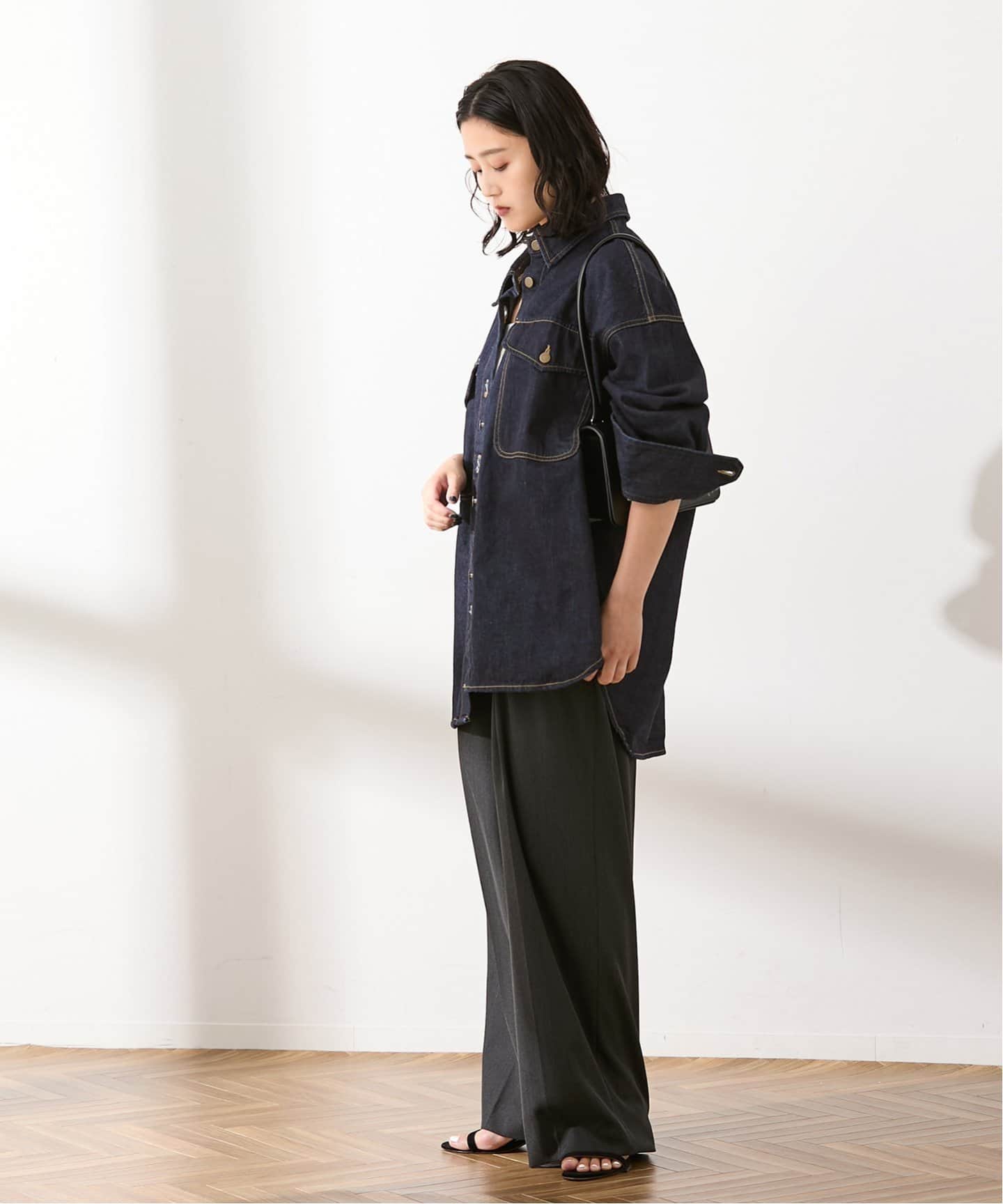 オーバーサイズデニムシャツ（シャツ／ブラウス）｜JOURNAL