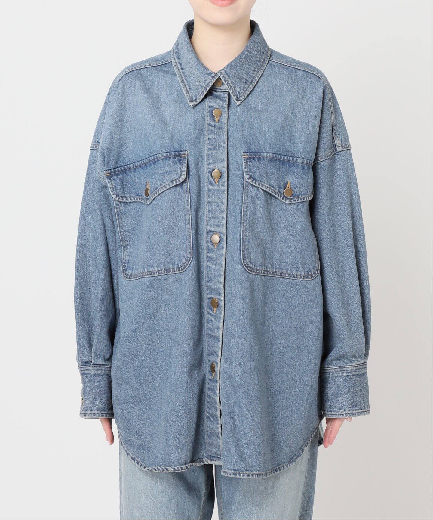 JOURNAL STANDARD ジャーナルスタンダード　オーバーサイズシャツ 追加》バイオウォッシュオーバーサイズシャツ（シャツ／ブラウス